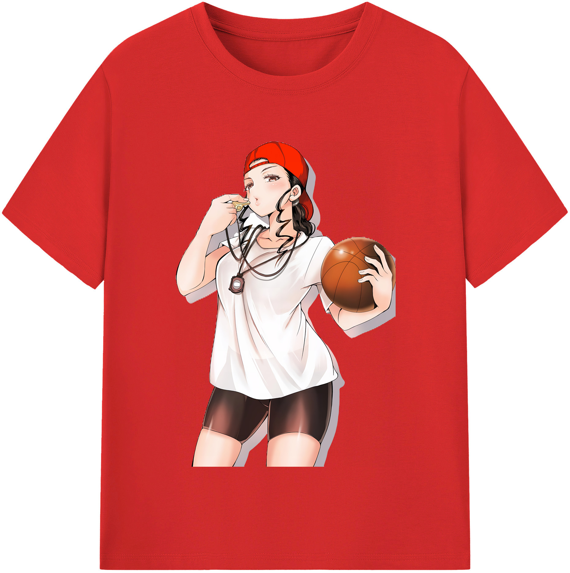 （画像用） SLAM DUNK／スラムダンク レディースカジュアルプリントTシャツ（綿100％）