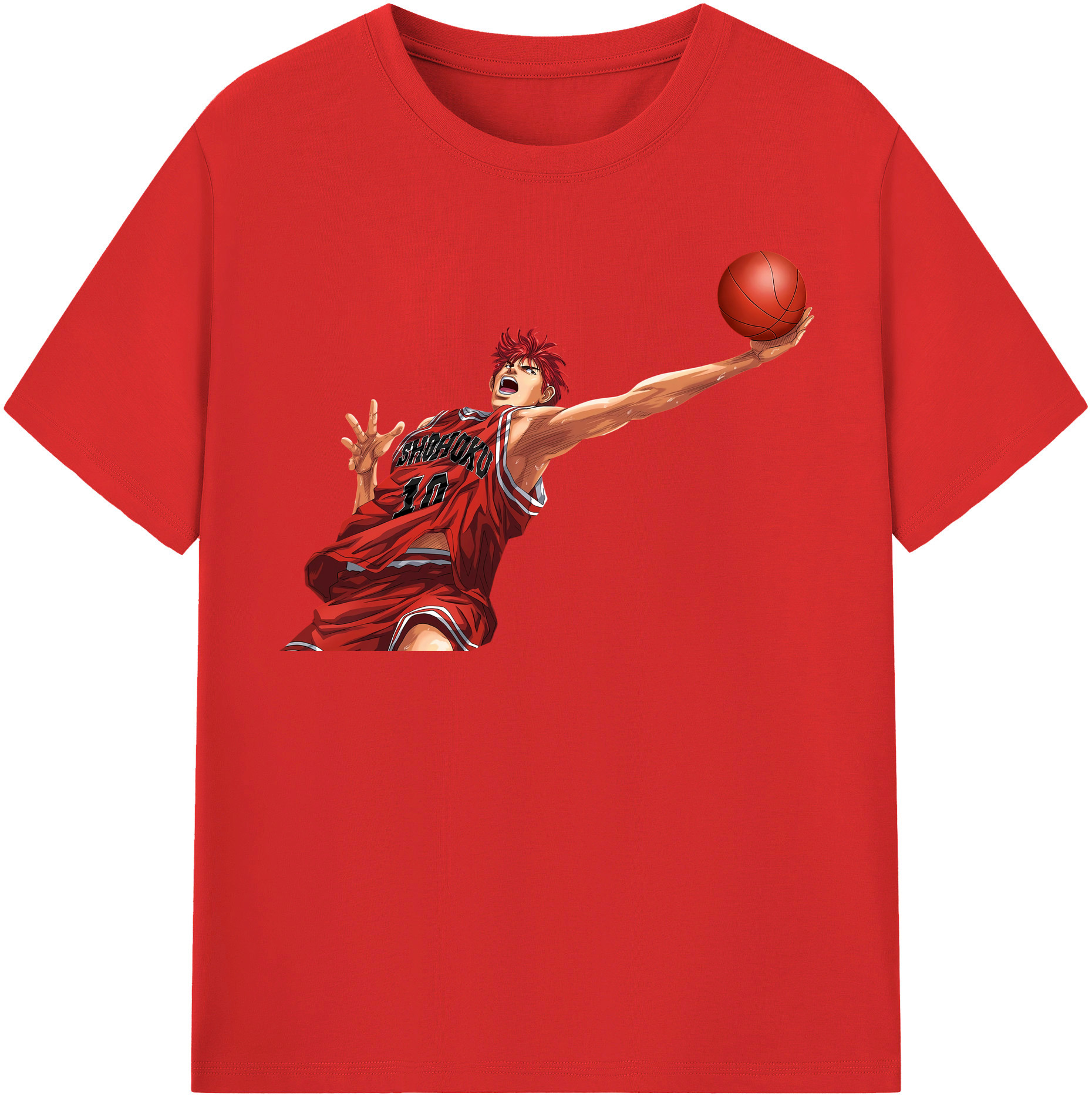 （画像用） SLAM DUNK／スラムダンク レディースカジュアルプリントTシャツ（綿100％）