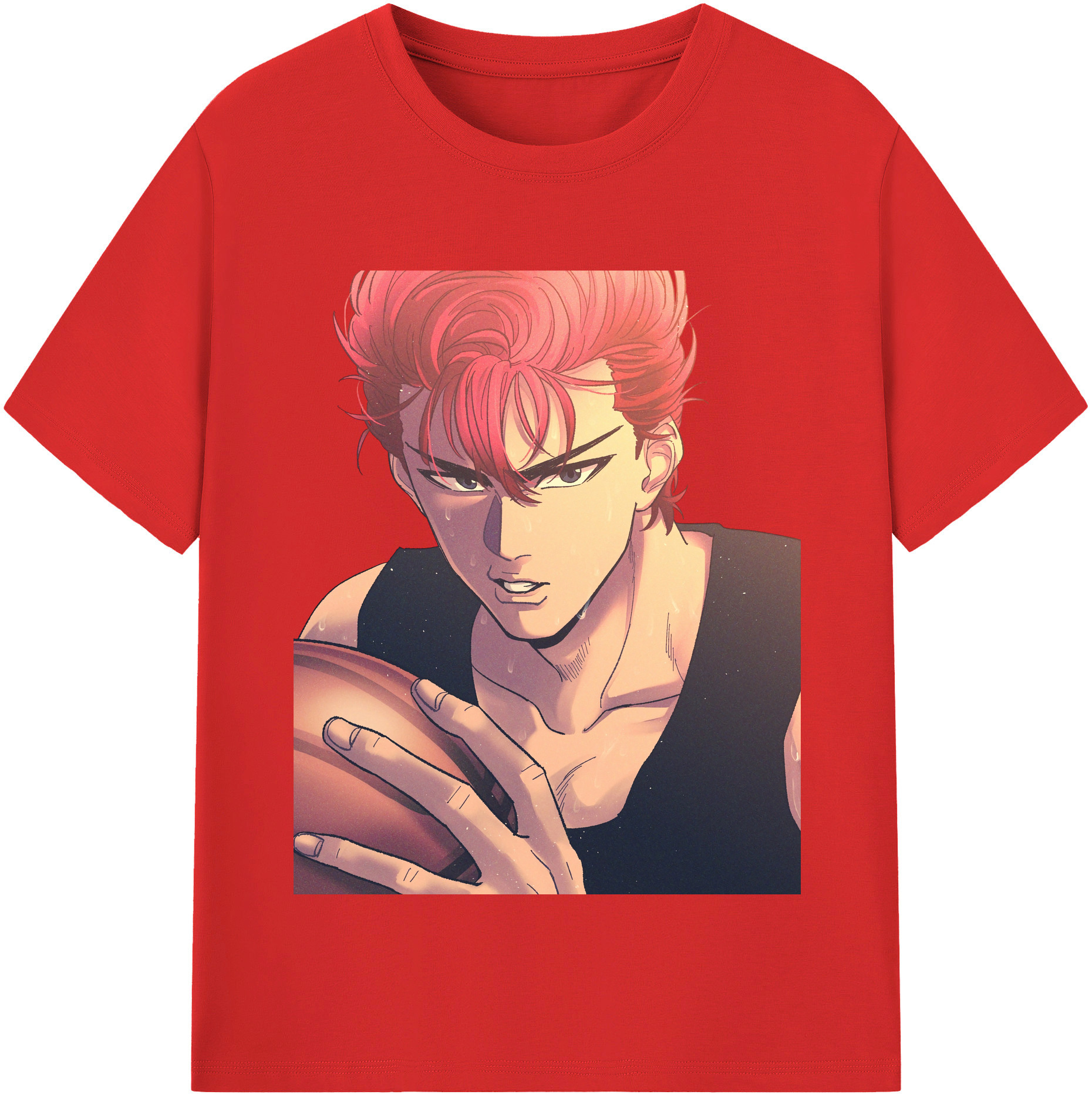 （画像用） SLAM DUNK／スラムダンク レディースカジュアルプリントTシャツ（綿100％）