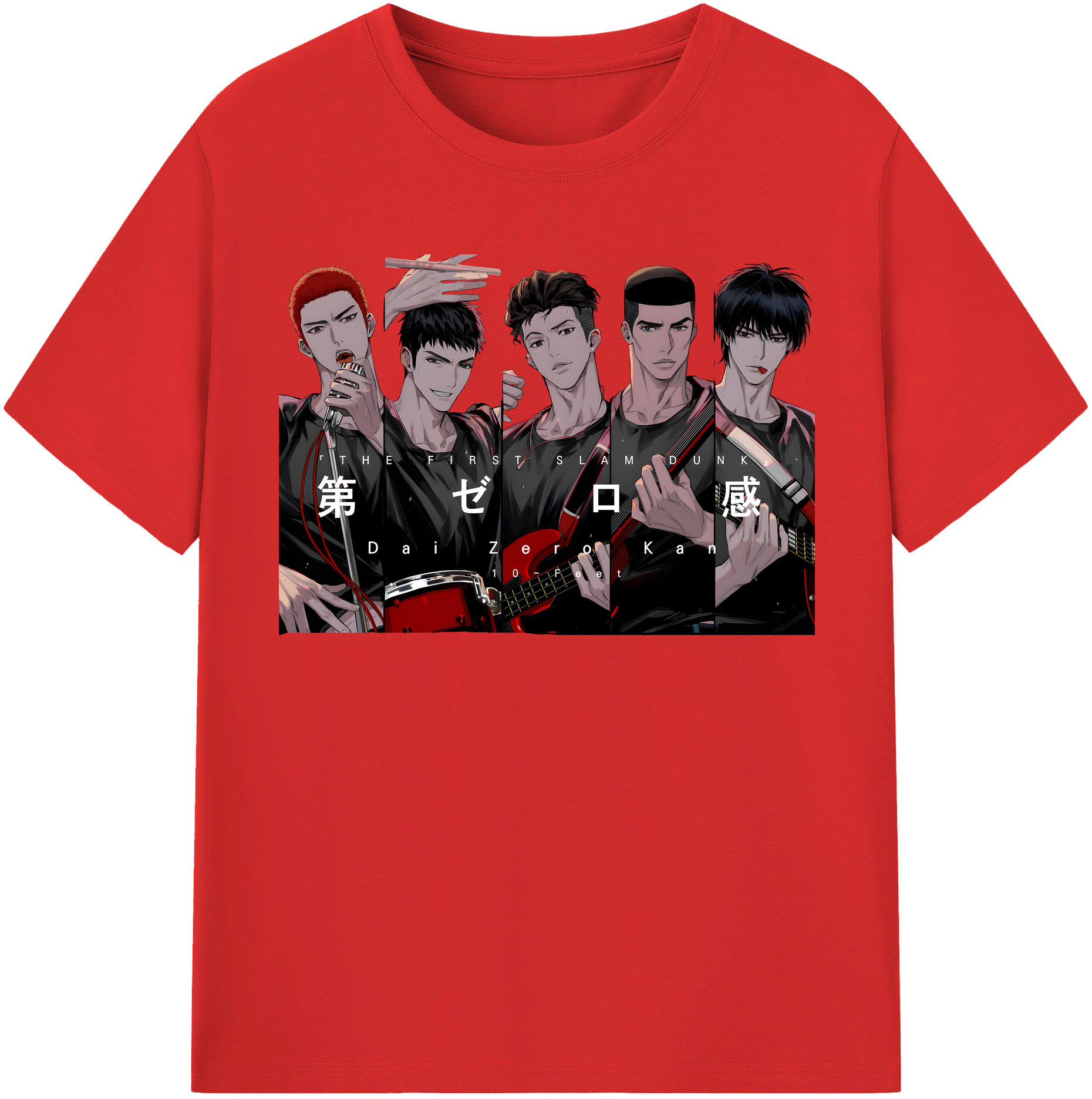 （画像用） SLAM DUNK／スラムダンク レディースカジュアルプリントTシャツ（綿100％）