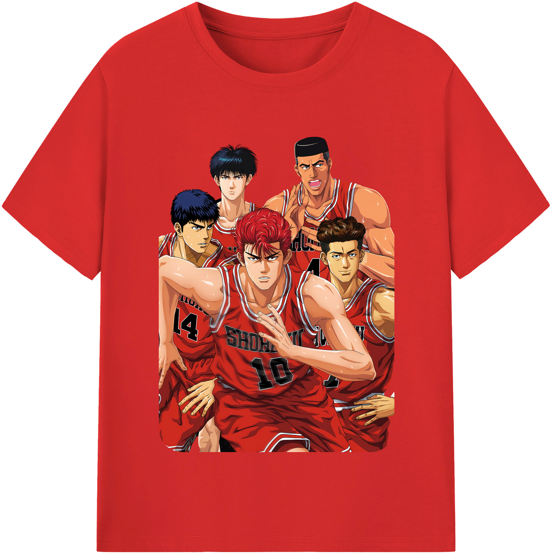 （画像用） SLAM DUNK／スラムダンク レディースカジュアルプリントTシャツ（綿100％）