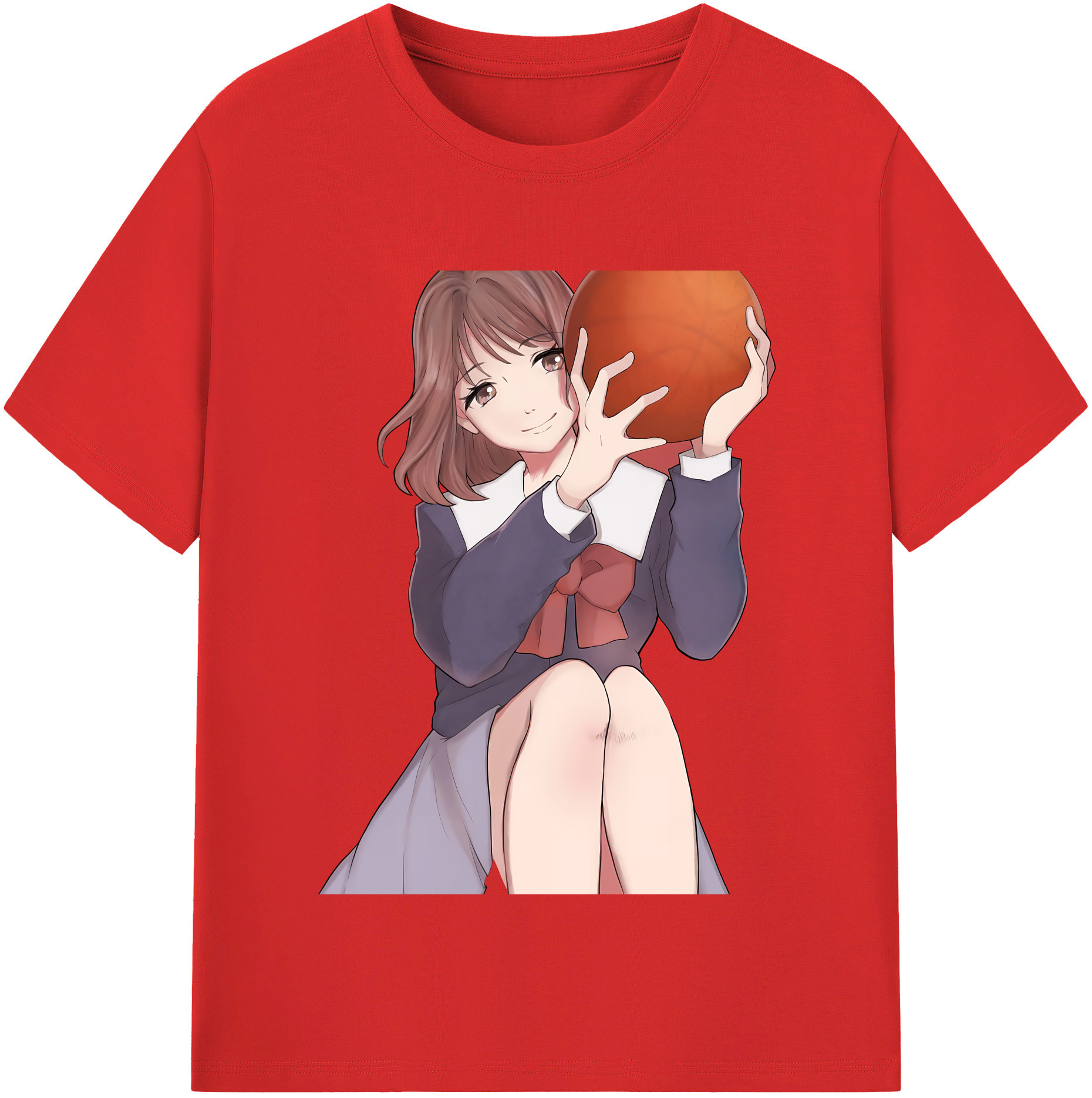（画像用） SLAM DUNK／スラムダンク レディースカジュアルプリントTシャツ（綿100％）