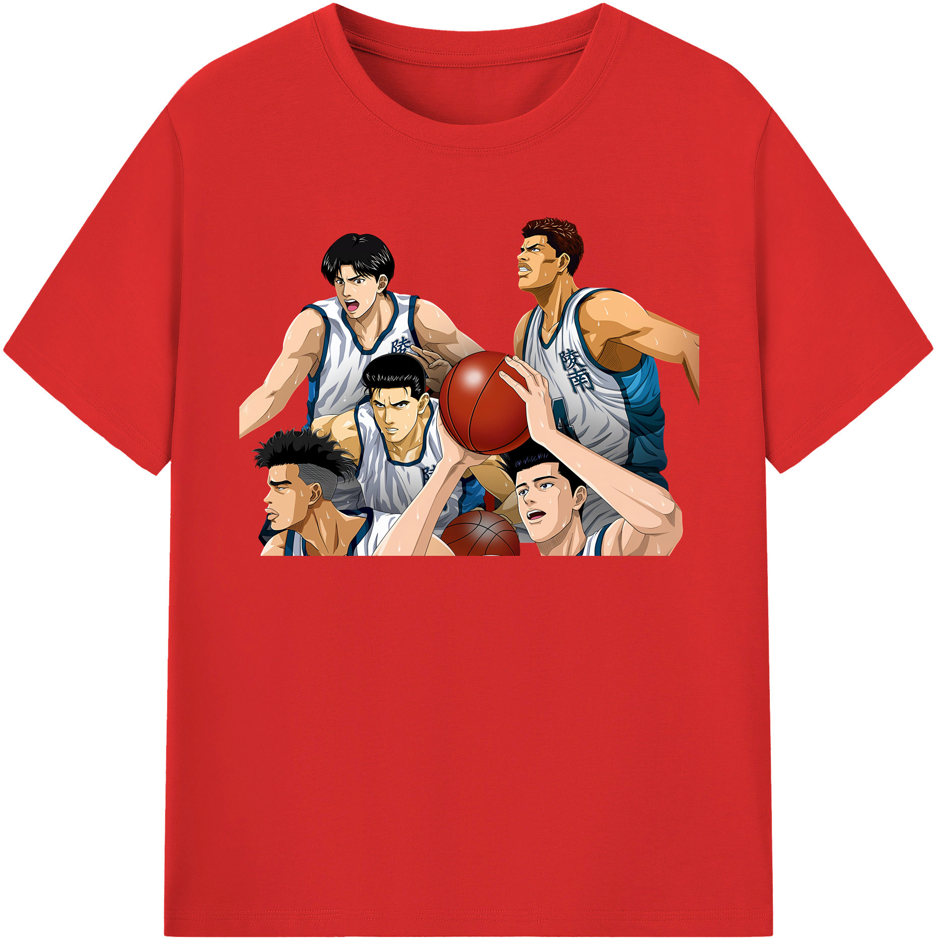 （画像用） SLAM DUNK／スラムダンク レディースカジュアルプリントTシャツ（綿100％）