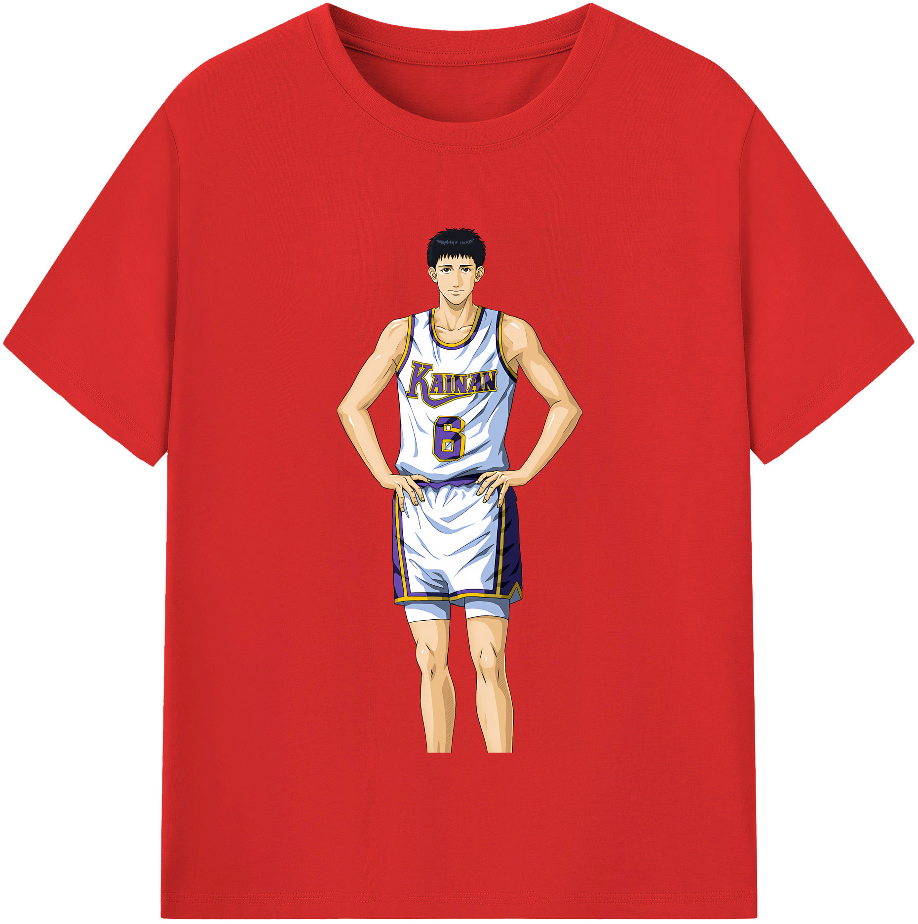 （画像用） SLAM DUNK／スラムダンク レディースカジュアルプリントTシャツ（綿100％）