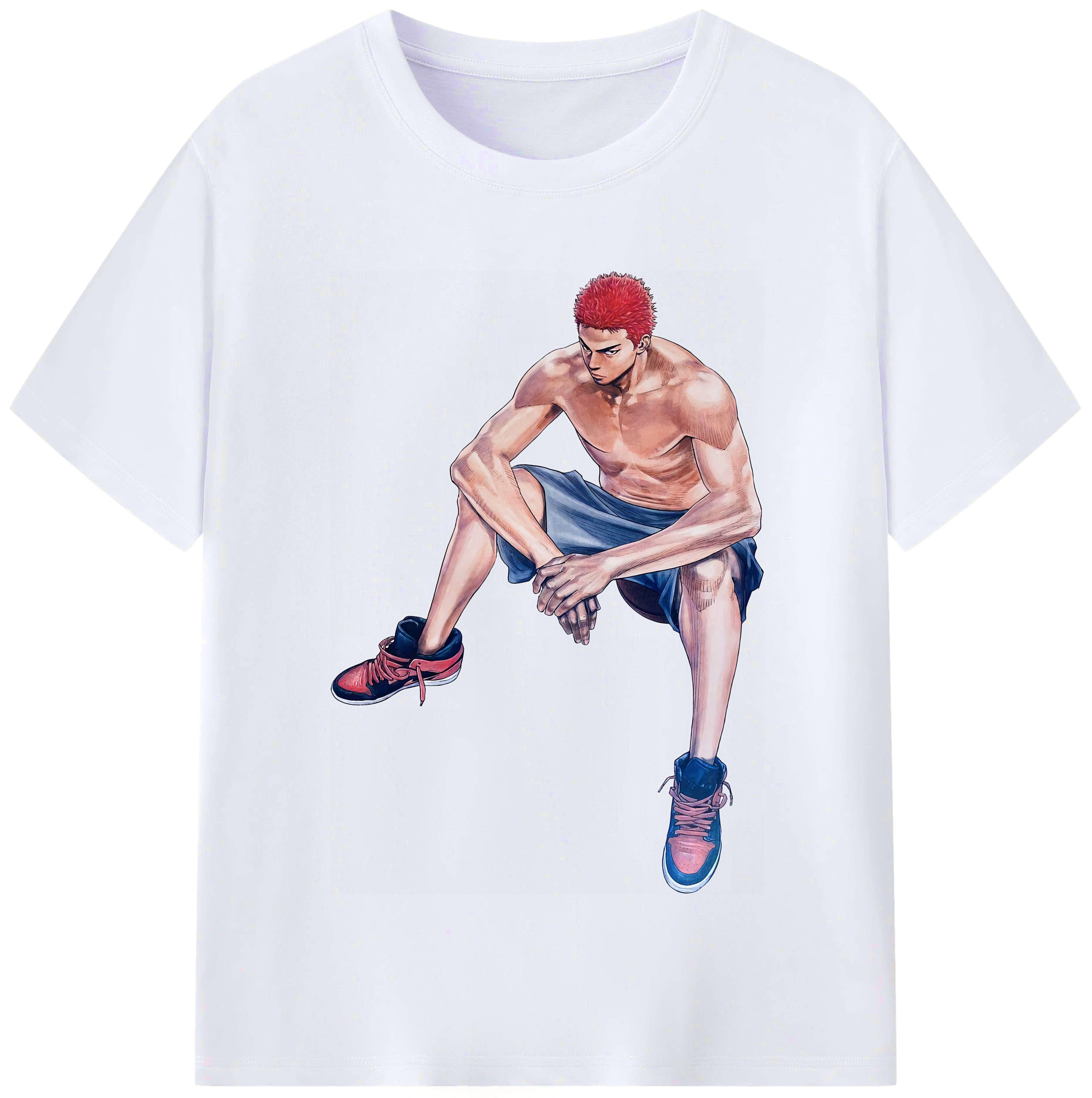 （画像用） SLAM DUNK／スラムダンク レディースカジュアルプリントTシャツ（綿100％）