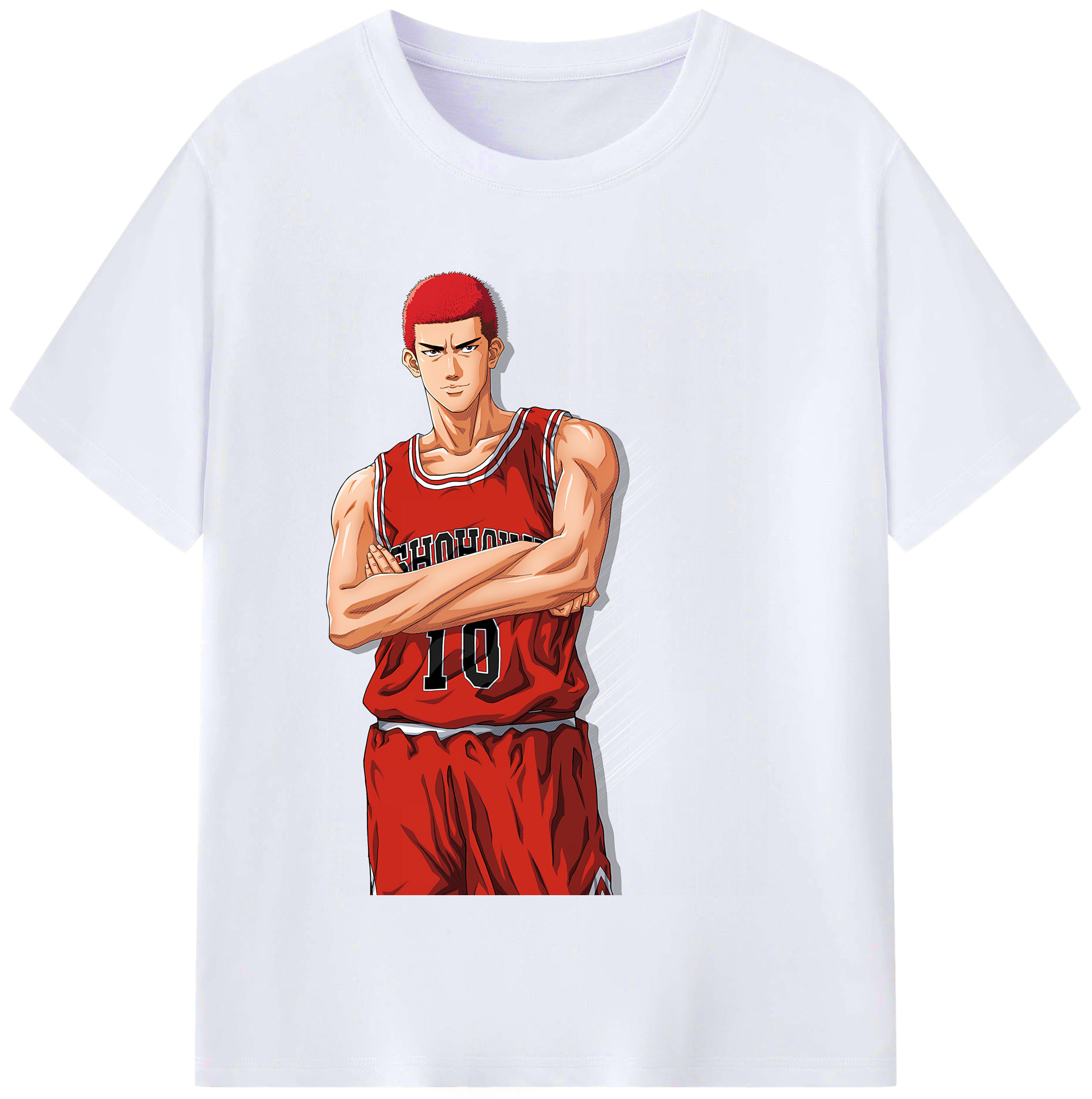 （画像用） SLAM DUNK／スラムダンク レディースカジュアルプリントTシャツ（綿100％）
