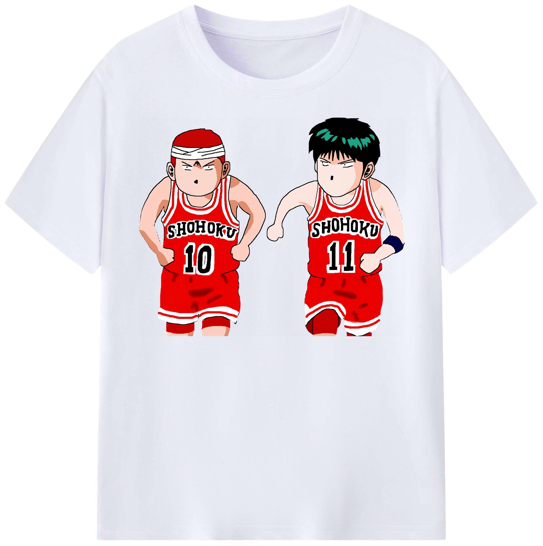 （画像用） SLAM DUNK／スラムダンク レディースカジュアルプリントTシャツ（綿100％）