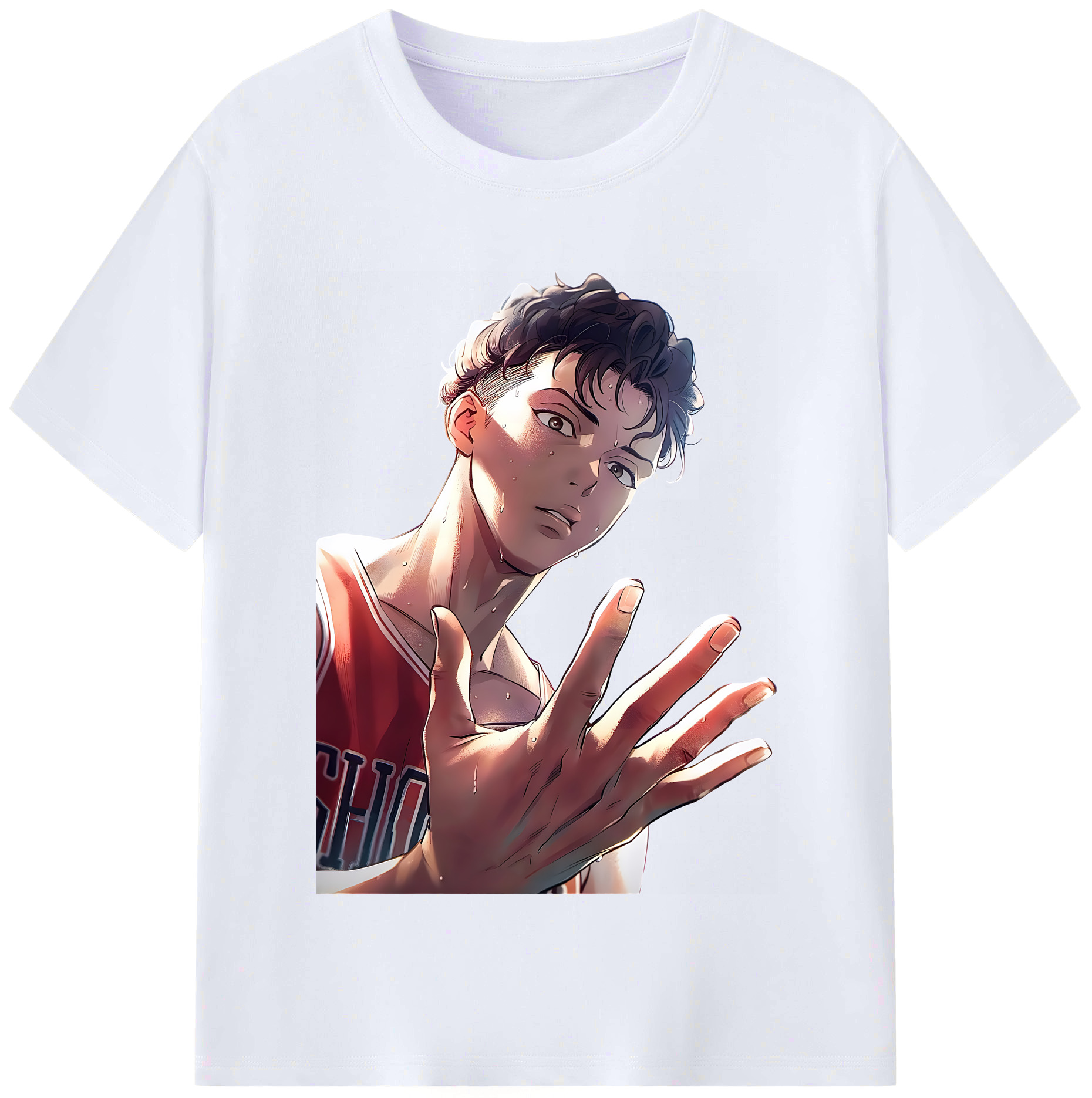 （画像用） SLAM DUNK／スラムダンク レディースカジュアルプリントTシャツ（綿100％）