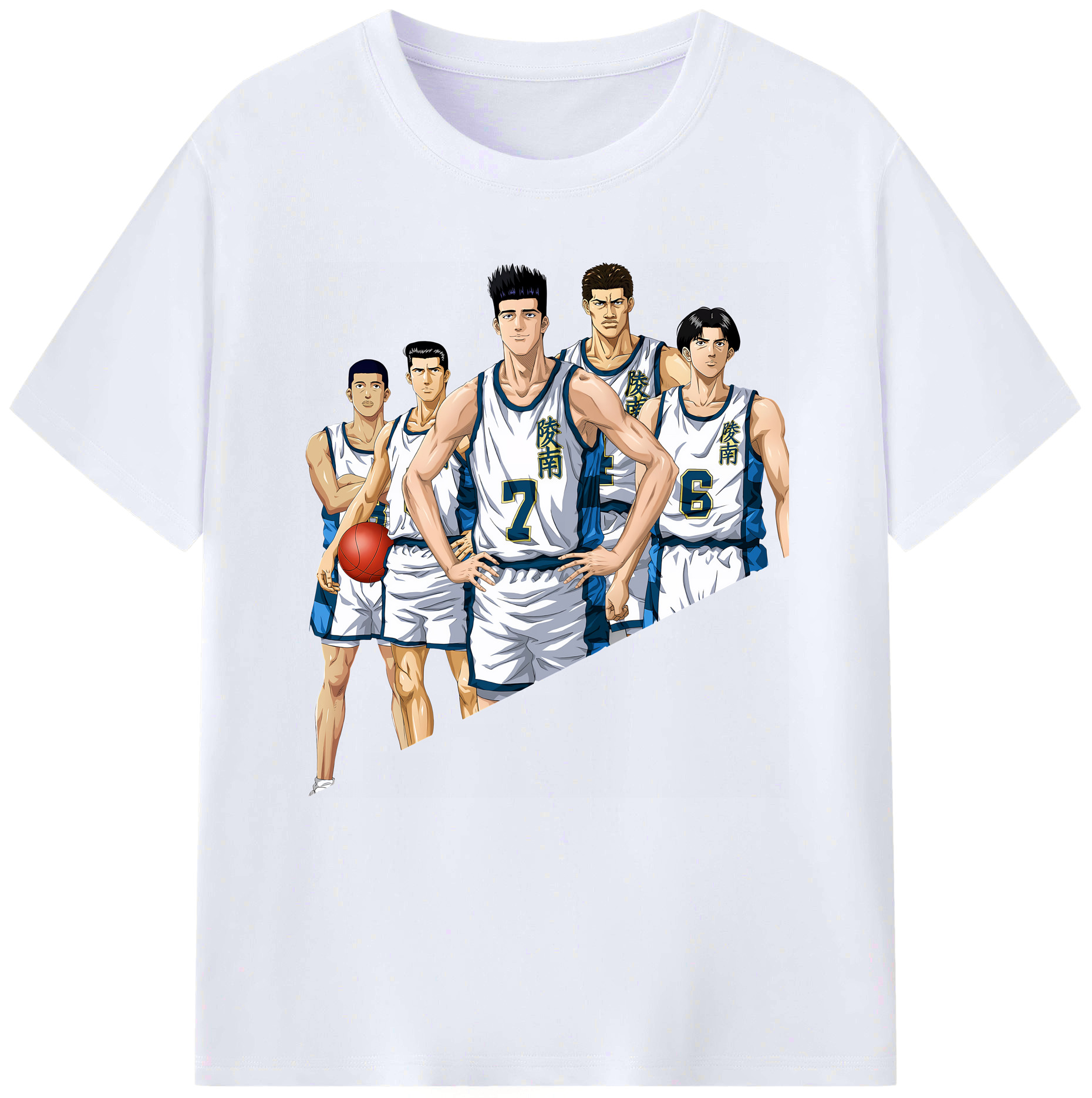 （画像用） SLAM DUNK／スラムダンク レディースカジュアルプリントTシャツ（綿100％）