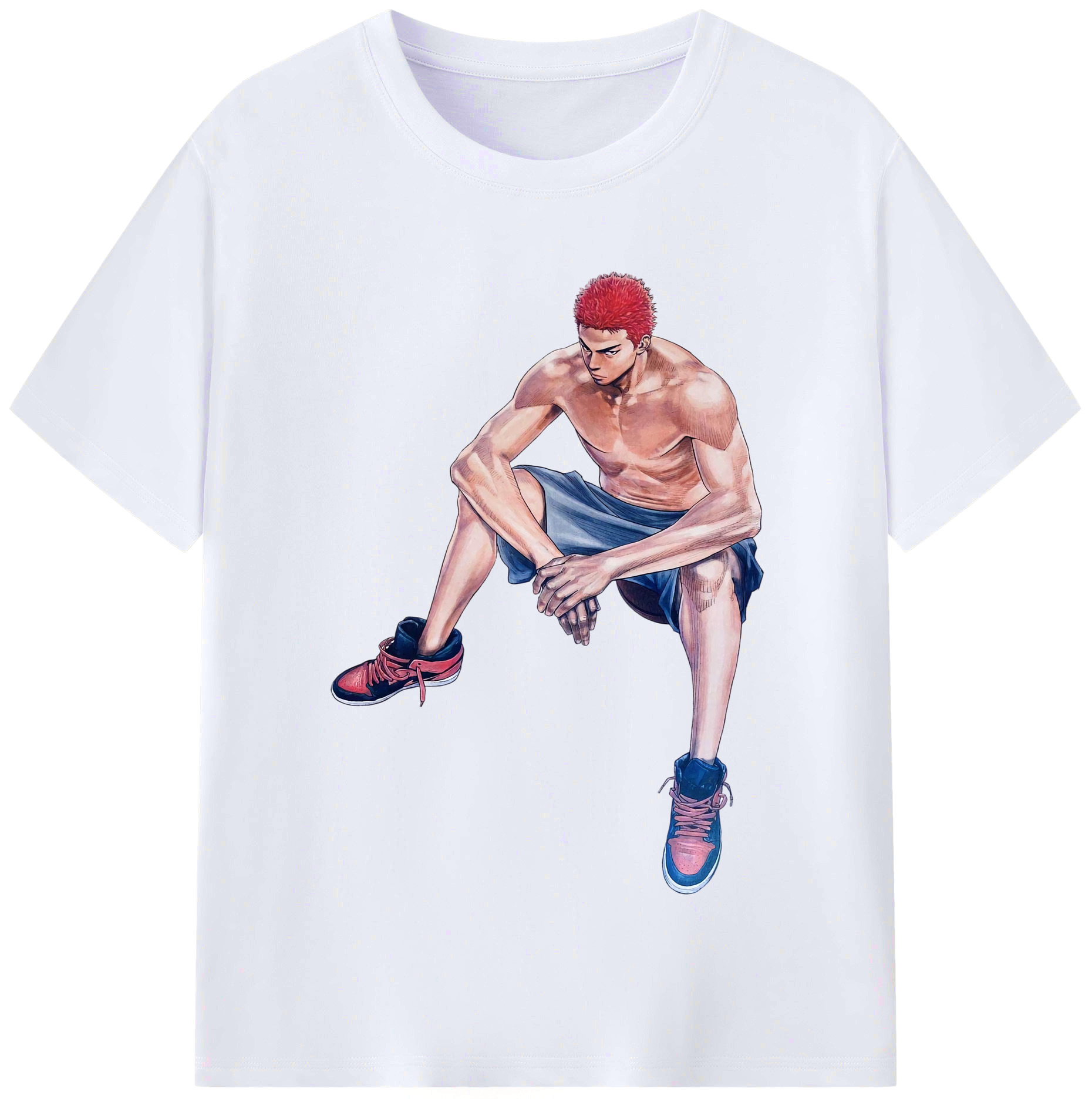 （画像用） SLAM DUNK／スラムダンク レディースカジュアルプリントTシャツ（綿100％）