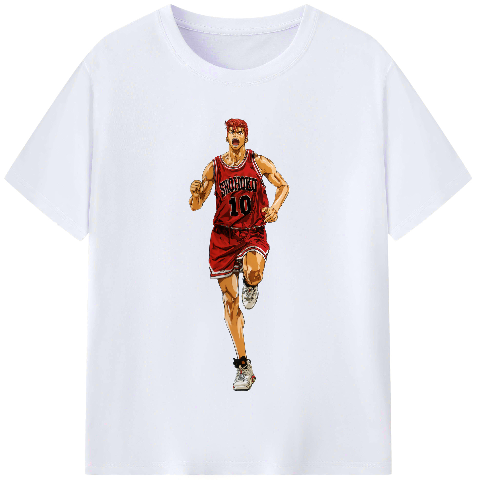 （画像用） SLAM DUNK／スラムダンク レディースカジュアルプリントTシャツ（綿100％）