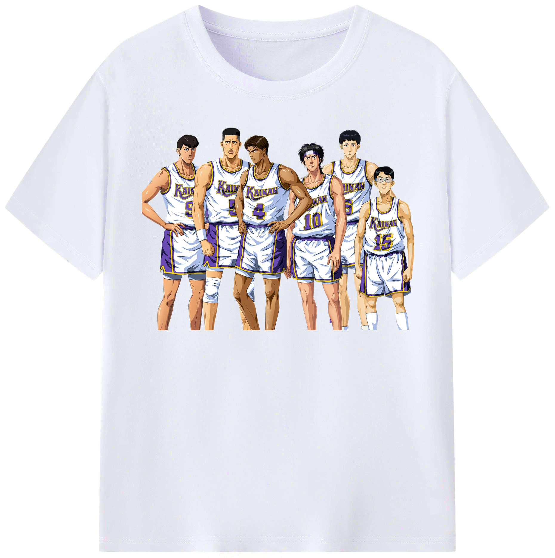 （画像用） SLAM DUNK／スラムダンク レディースカジュアルプリントTシャツ（綿100％）