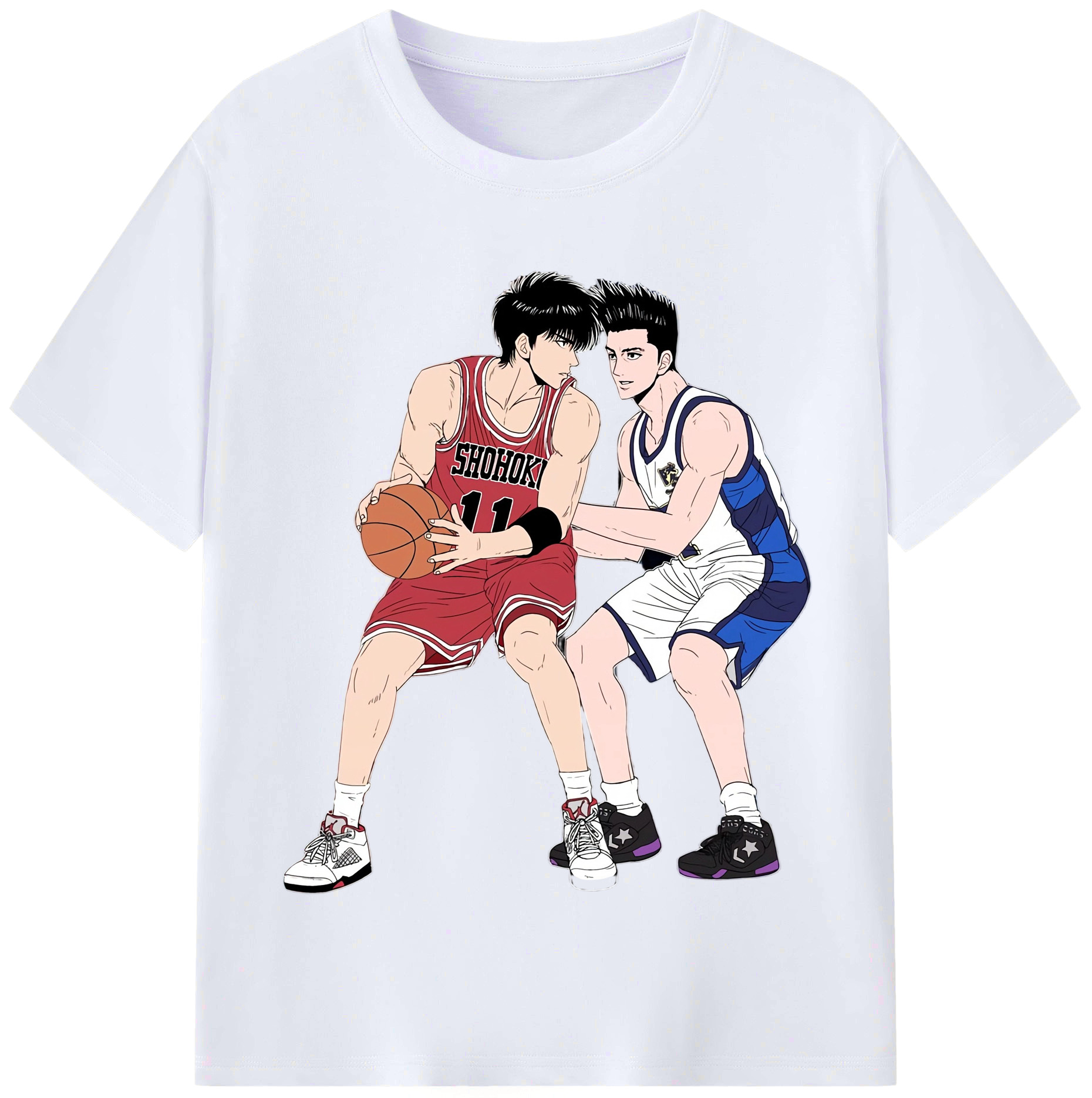 （画像用） SLAM DUNK／スラムダンク レディースカジュアルプリントTシャツ（綿100％）