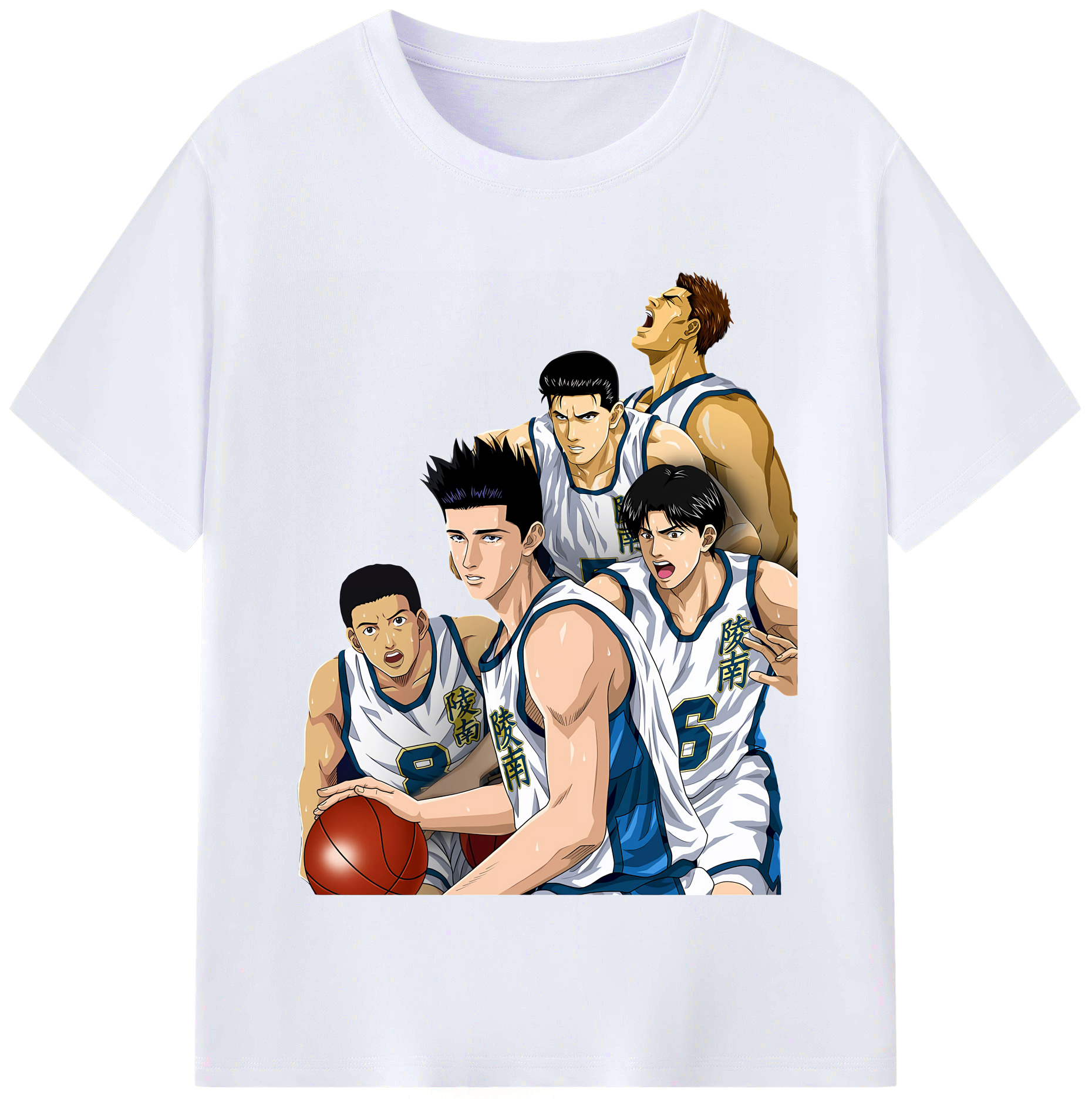 （画像用） SLAM DUNK／スラムダンク レディースカジュアルプリントTシャツ（綿100％）