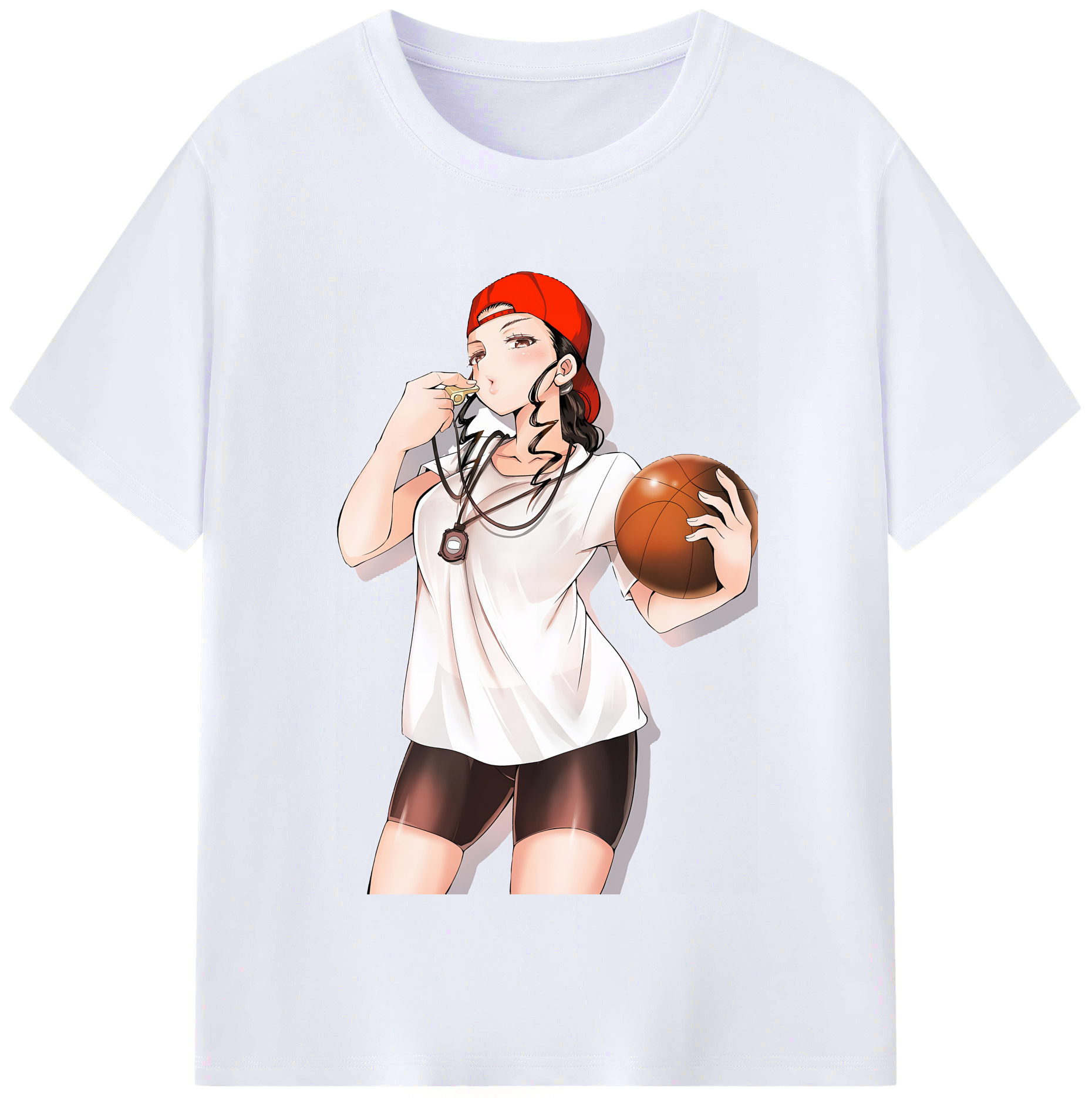 （画像用） SLAM DUNK／スラムダンク レディースカジュアルプリントTシャツ（綿100％）
