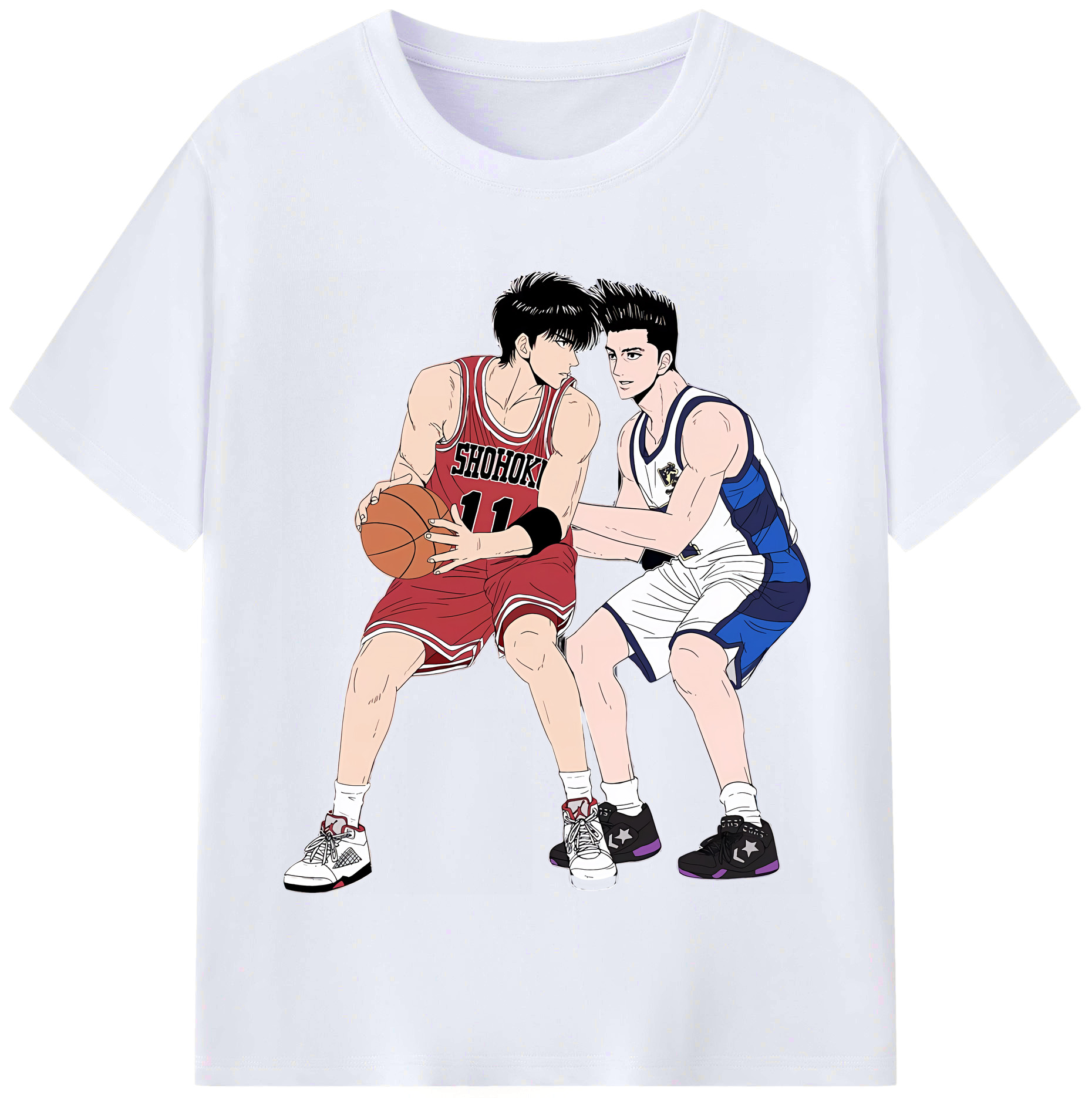 （画像用） SLAM DUNK／スラムダンク レディースカジュアルプリントTシャツ（綿100％）