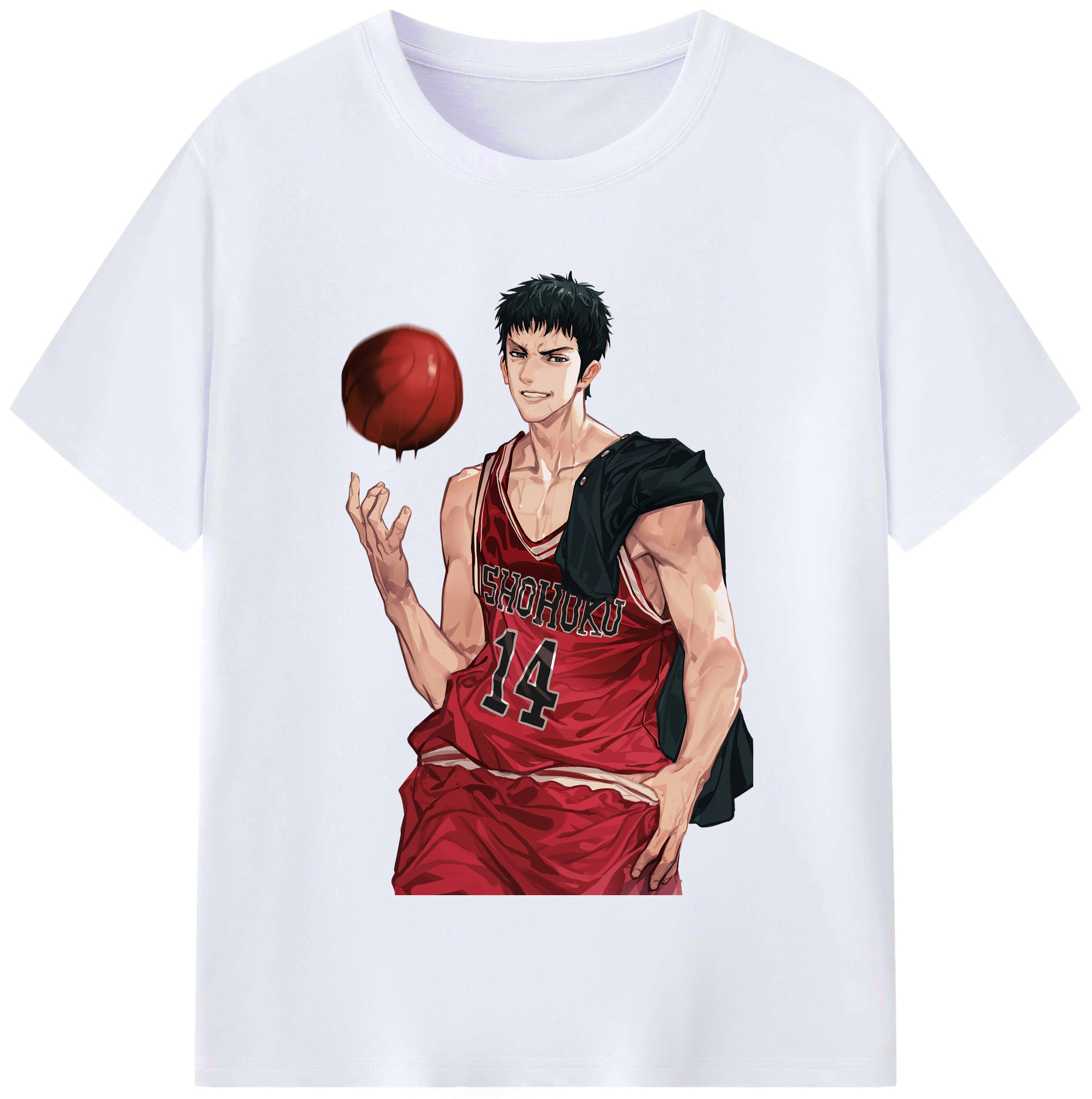 （画像用） SLAM DUNK／スラムダンク レディースカジュアルプリントTシャツ（綿100％）