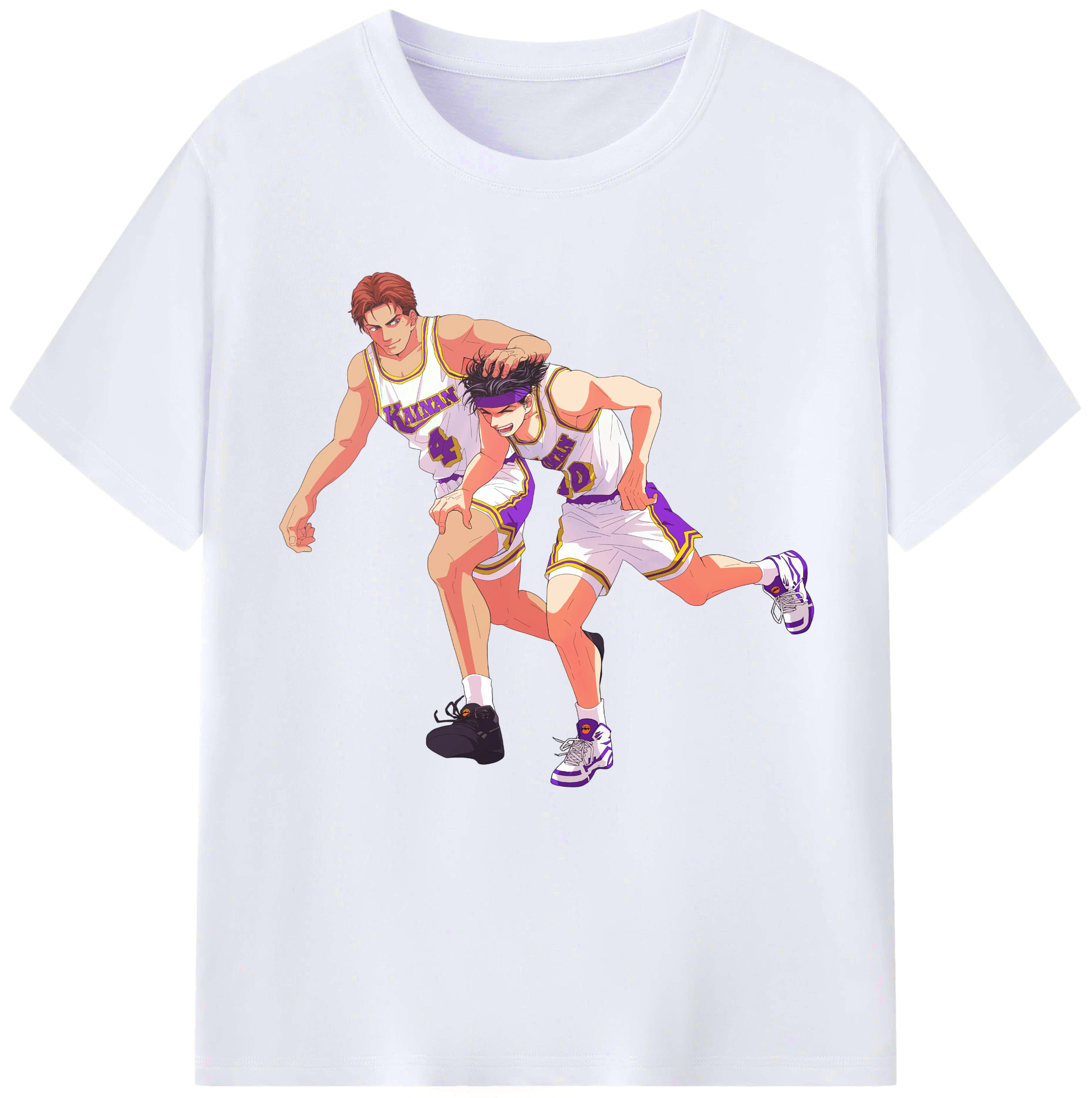 （画像用） SLAM DUNK／スラムダンク レディースカジュアルプリントTシャツ（綿100％）