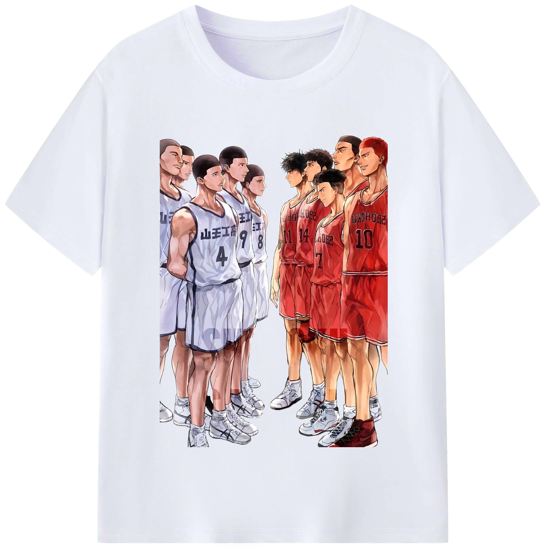 （画像用） SLAM DUNK／スラムダンク レディースカジュアルプリントTシャツ（綿100％）