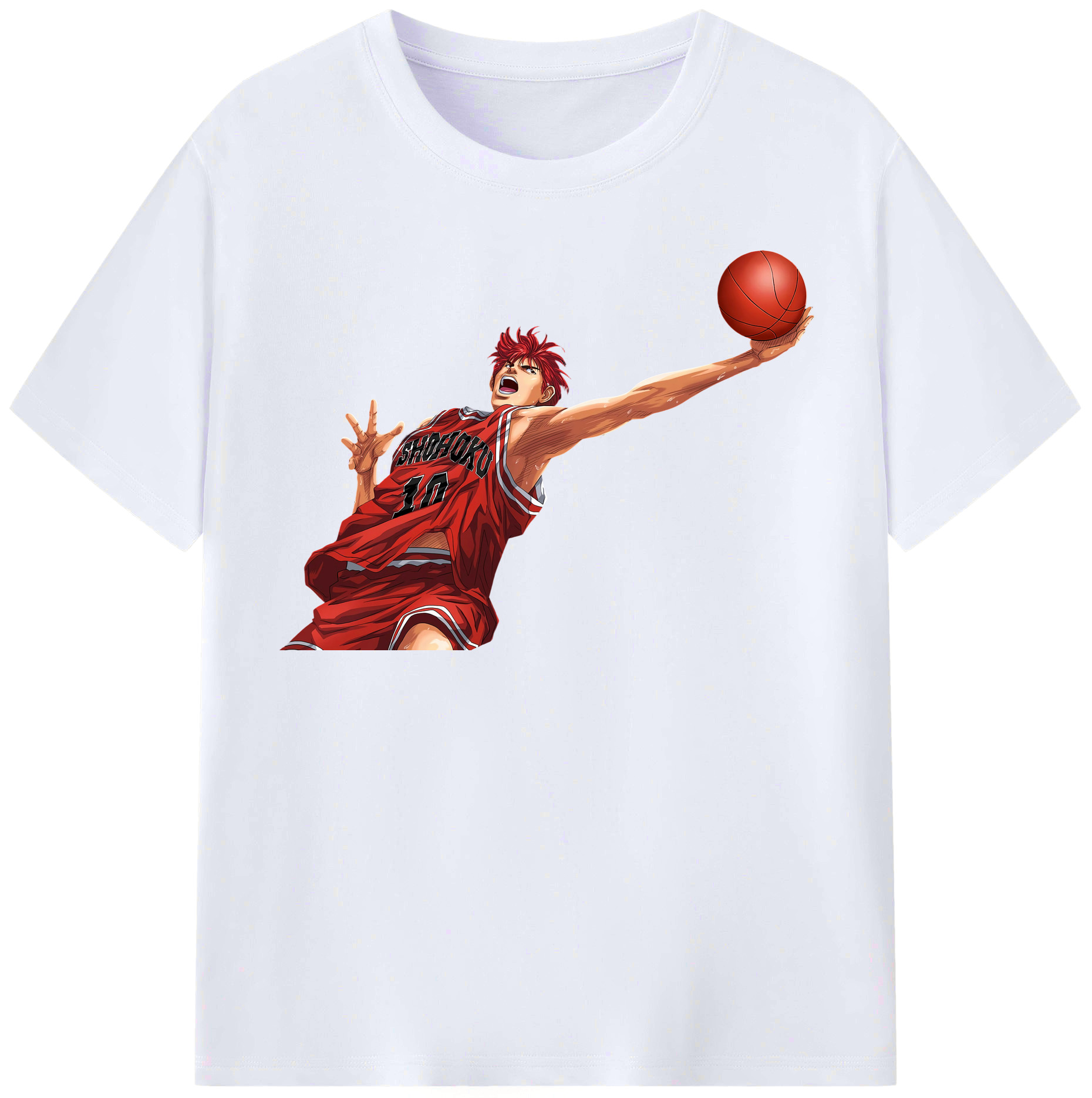 （画像用） SLAM DUNK／スラムダンク レディースカジュアルプリントTシャツ（綿100％）