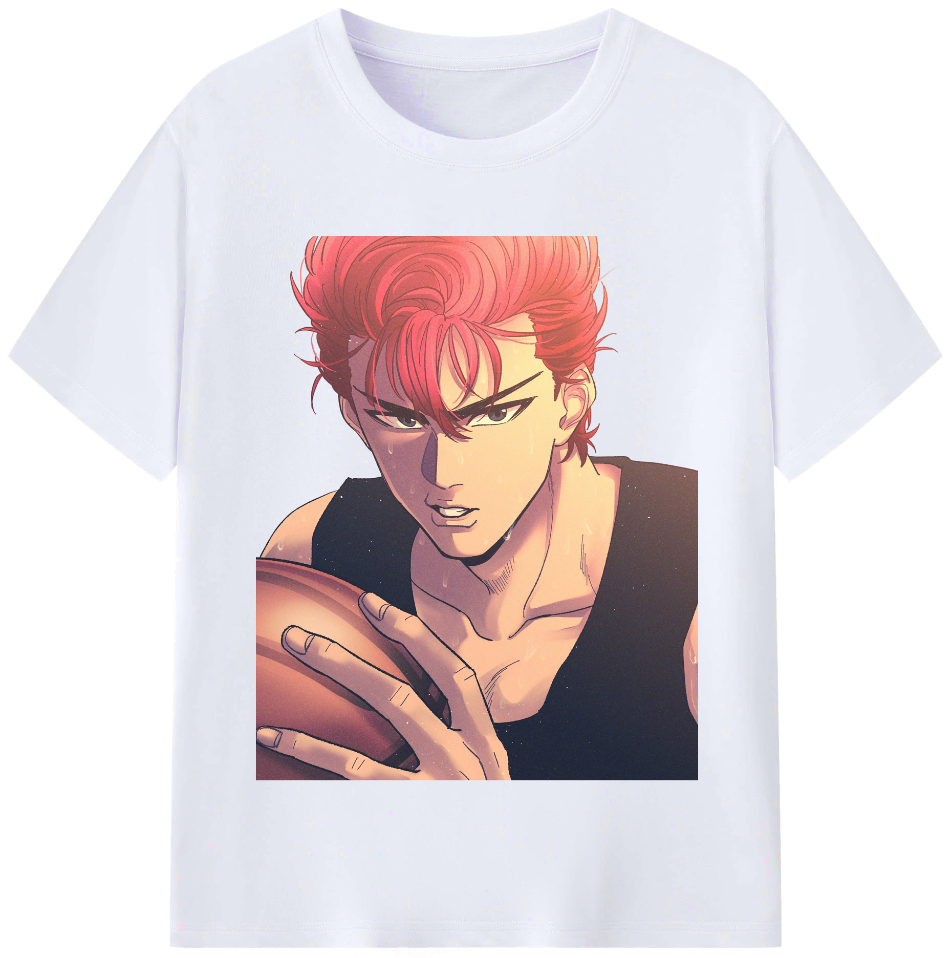 （画像用） SLAM DUNK／スラムダンク レディースカジュアルプリントTシャツ（綿100％）