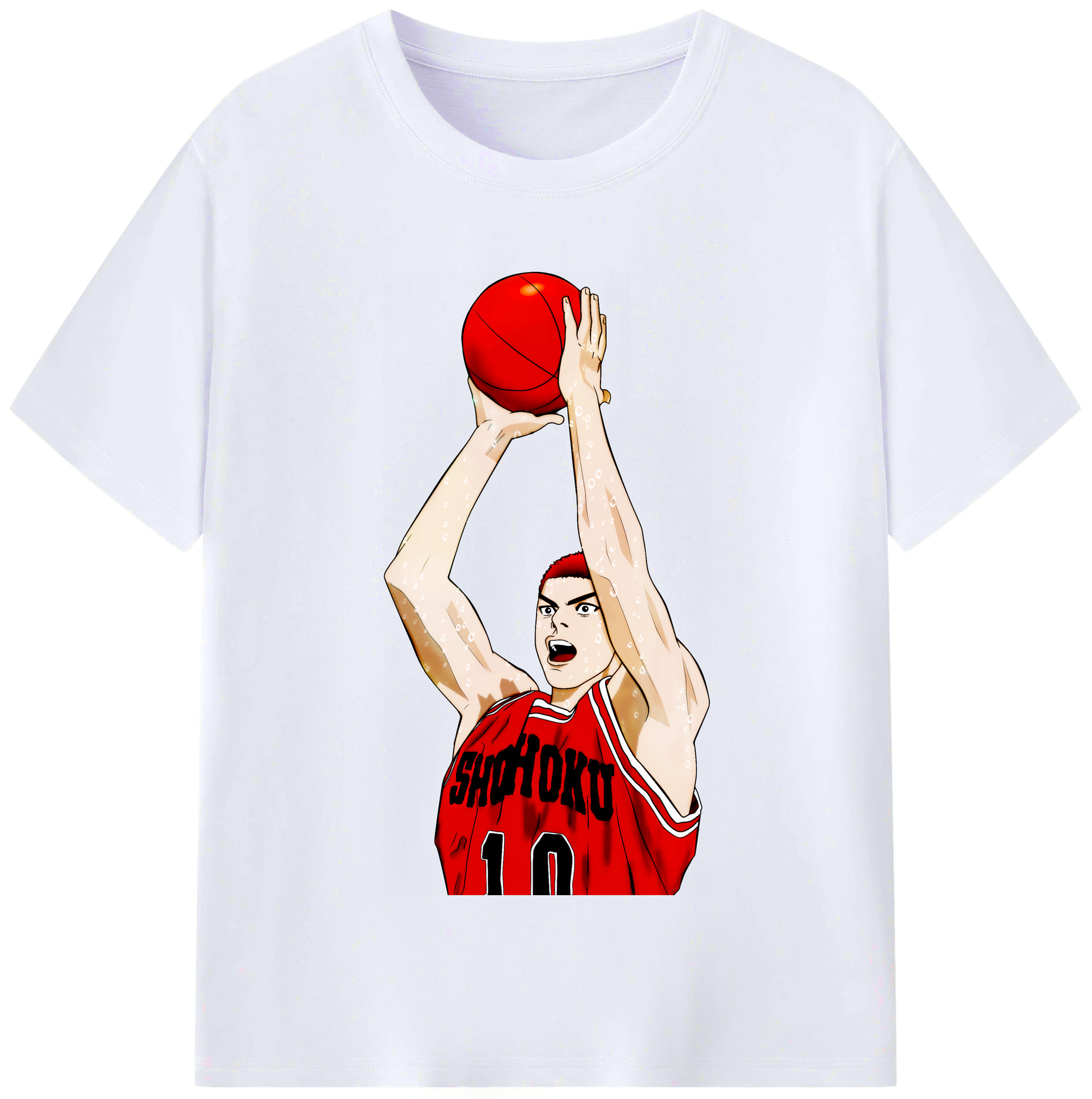 （画像用） SLAM DUNK／スラムダンク レディースカジュアルプリントTシャツ（綿100％）
