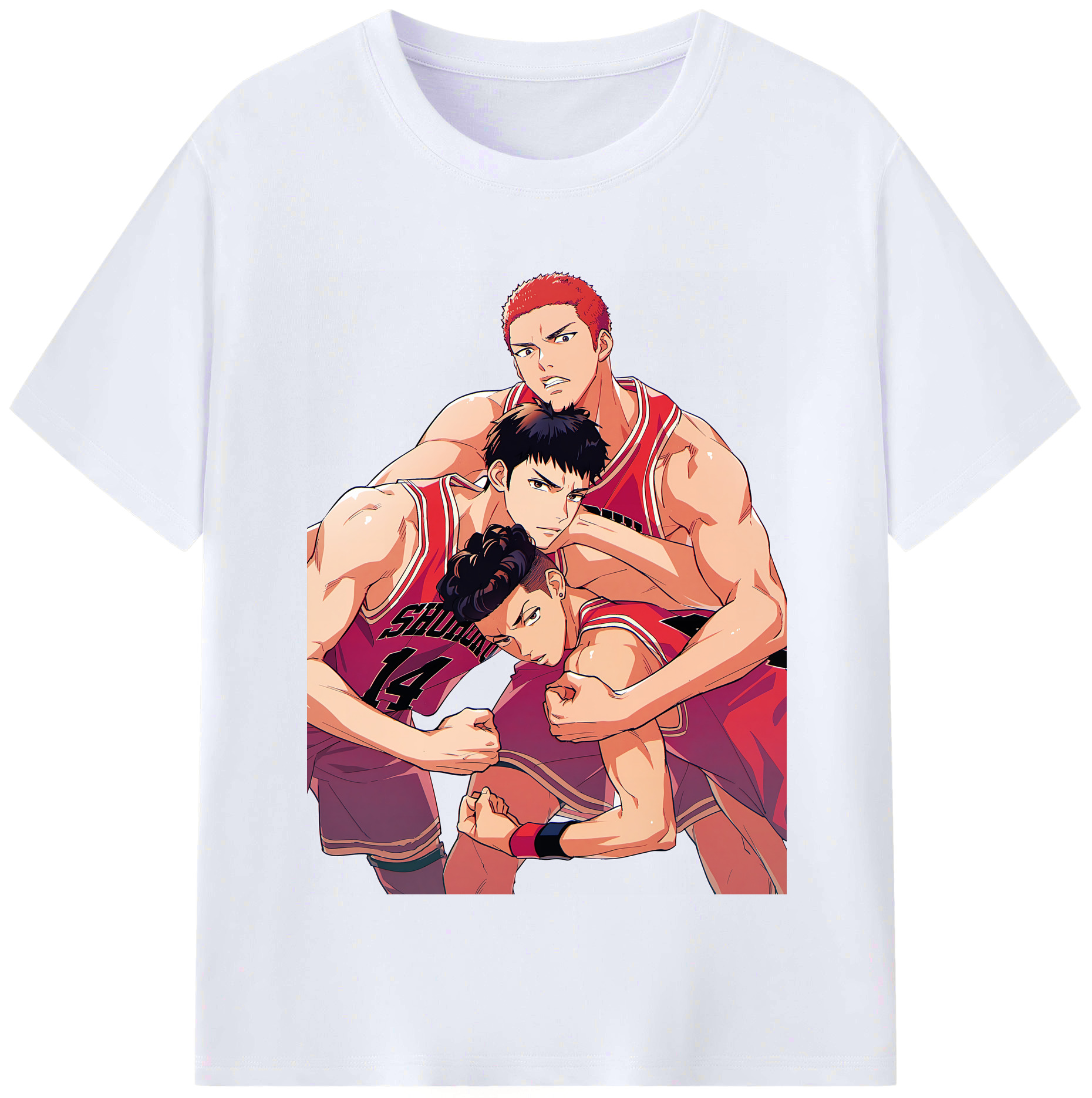 （画像用） SLAM DUNK／スラムダンク レディースカジュアルプリントTシャツ（綿100％）