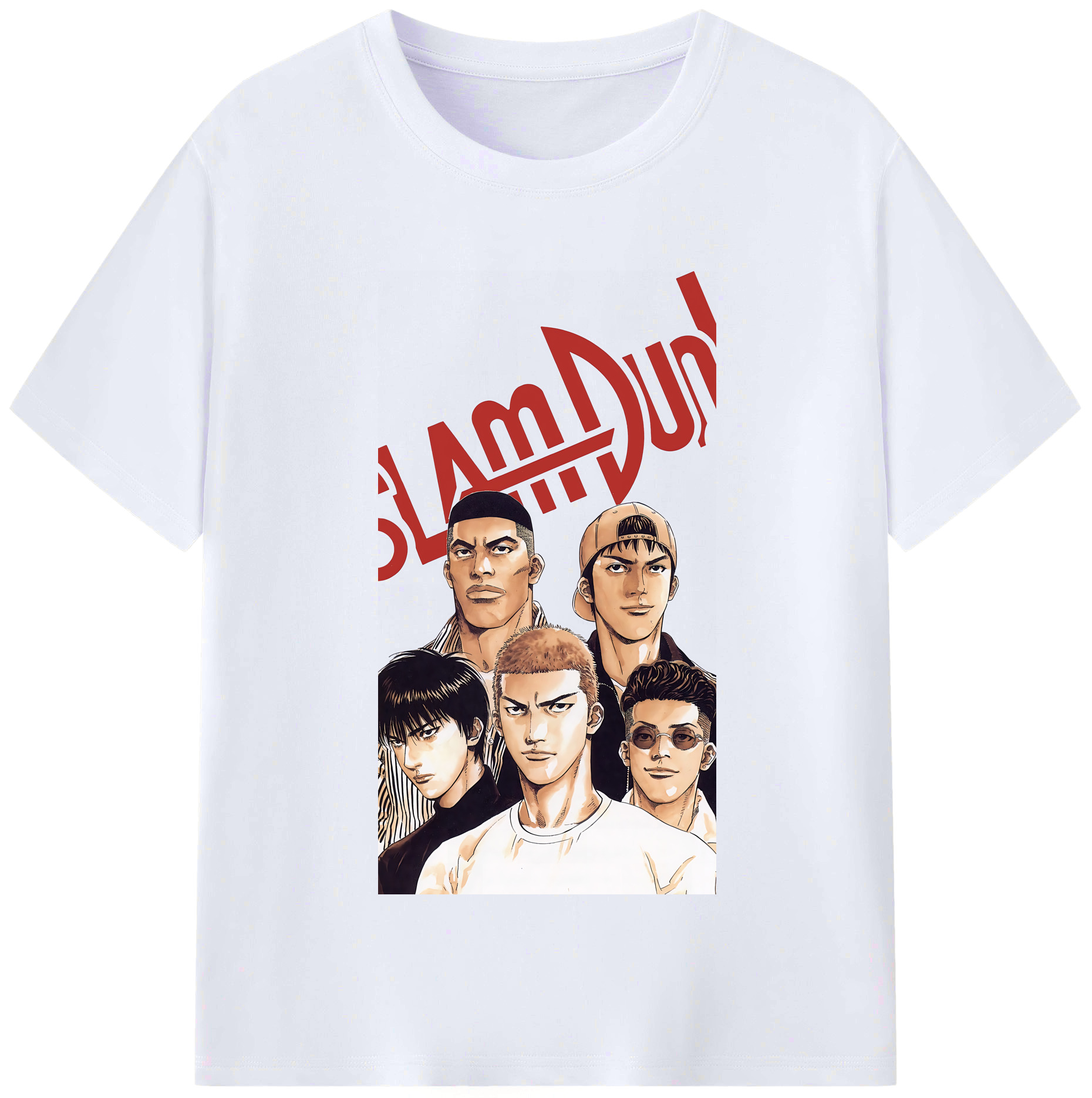 （画像用） SLAM DUNK／スラムダンク レディースカジュアルプリントTシャツ（綿100％）