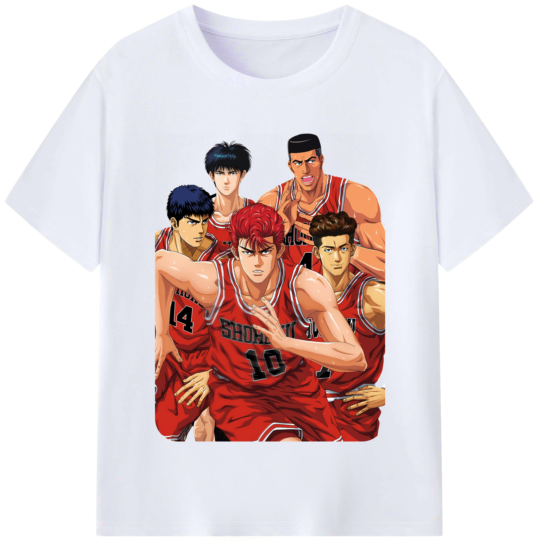 （画像用） SLAM DUNK／スラムダンク レディースカジュアルプリントTシャツ（綿100％）