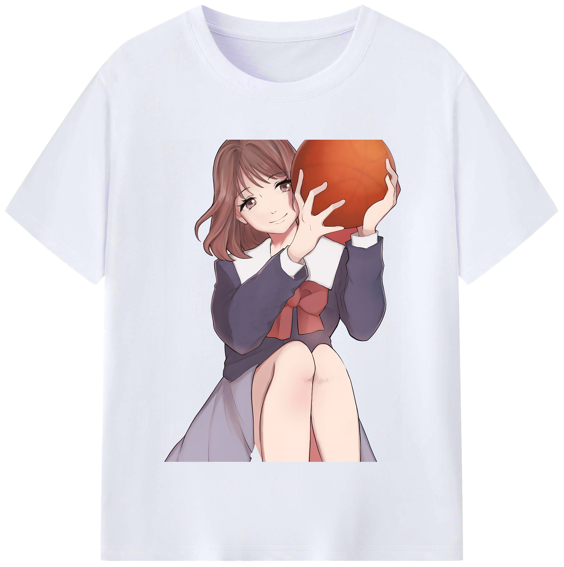 （画像用） SLAM DUNK／スラムダンク レディースカジュアルプリントTシャツ（綿100％）