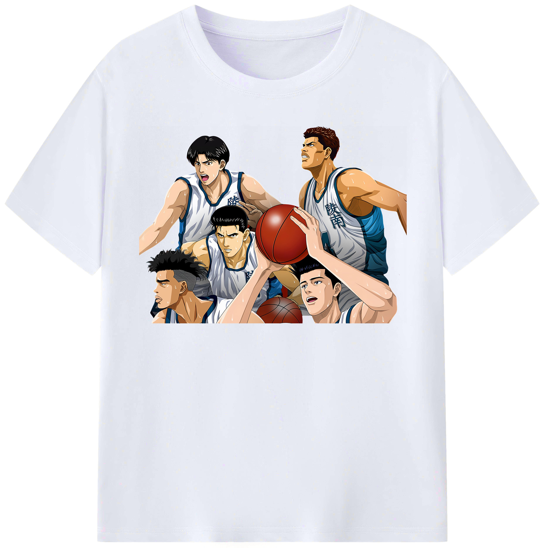（画像用） SLAM DUNK／スラムダンク レディースカジュアルプリントTシャツ（綿100％）