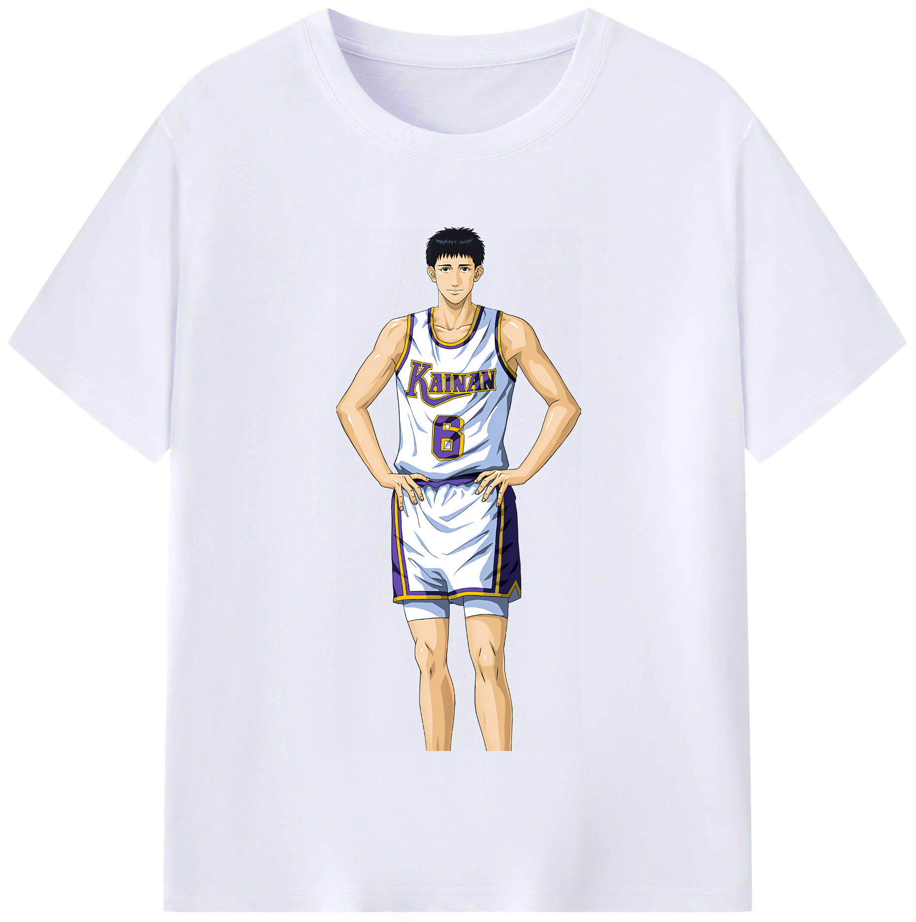 （画像用） SLAM DUNK／スラムダンク レディースカジュアルプリントTシャツ（綿100％）