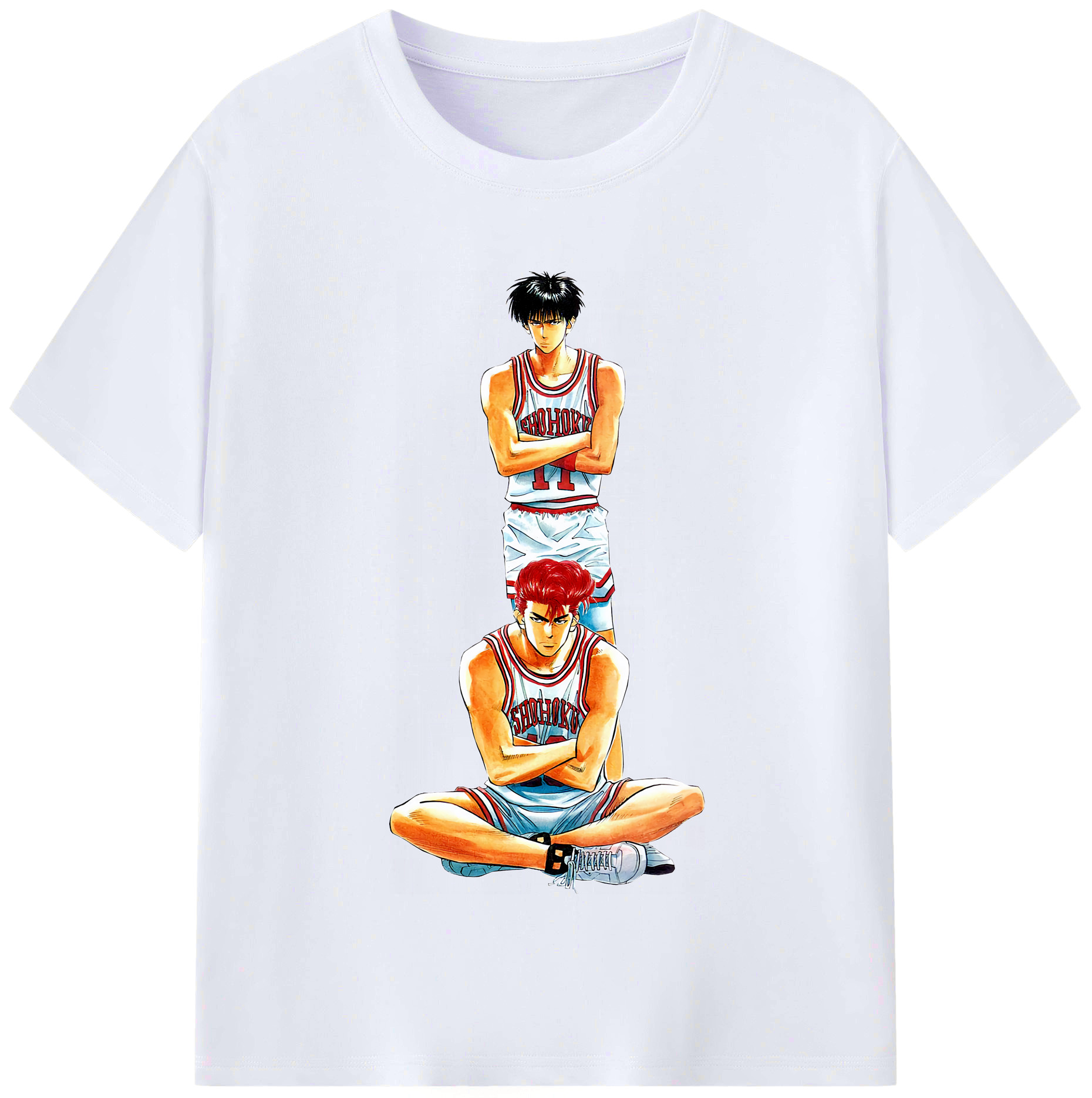 （画像用） SLAM DUNK／スラムダンク レディースカジュアルプリントTシャツ（綿100％）