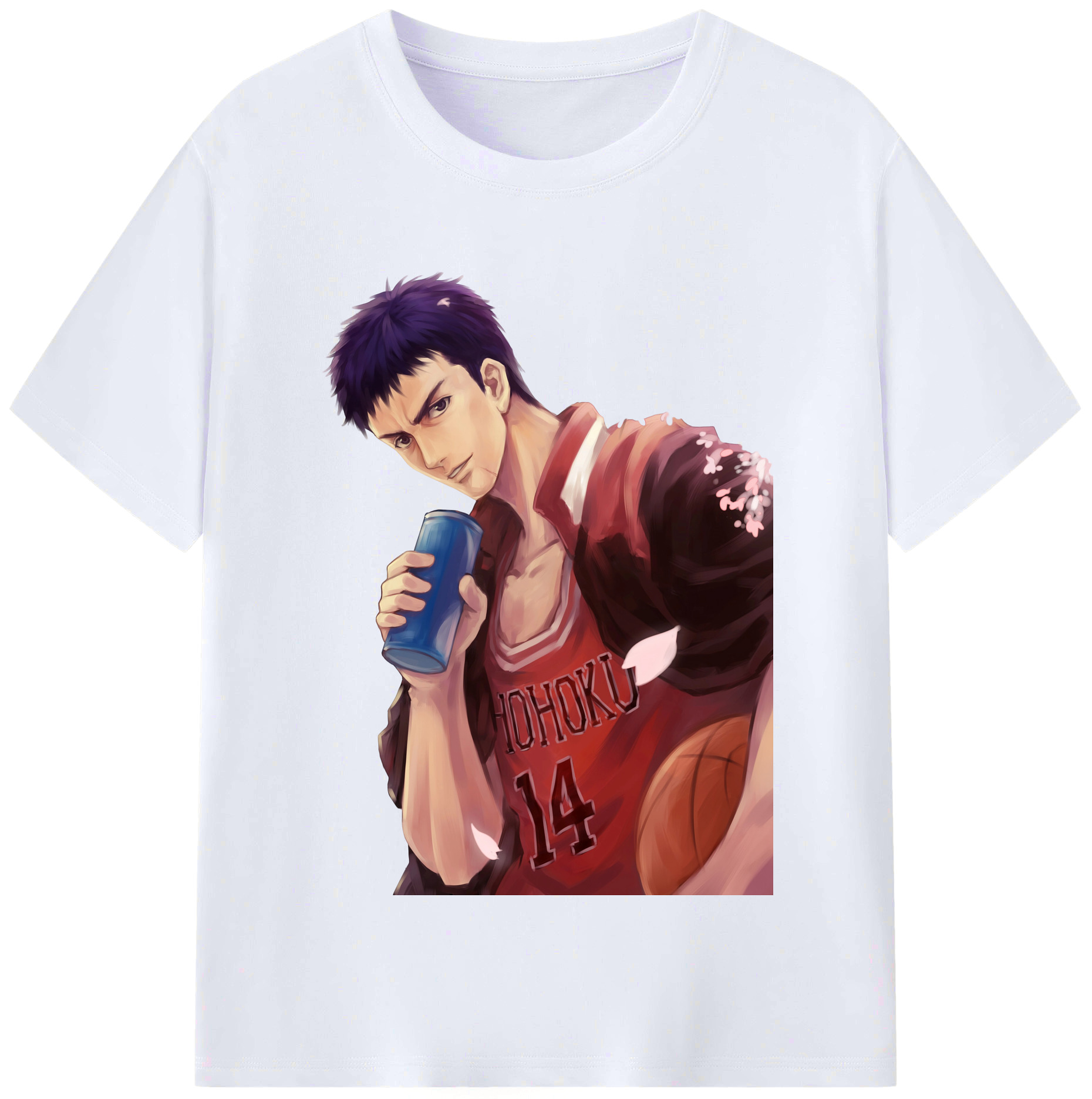 （画像用） SLAM DUNK／スラムダンク レディースカジュアルプリントTシャツ（綿100％）