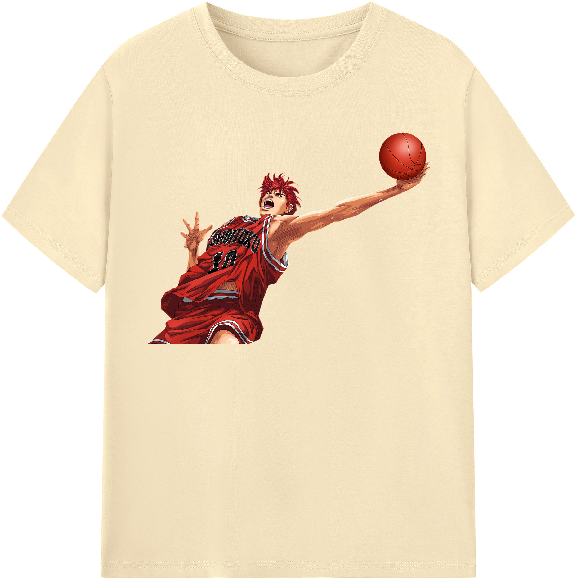 （画像用） SLAM DUNK／スラムダンク 綿100％半袖Tシャツ（フロントプリント）