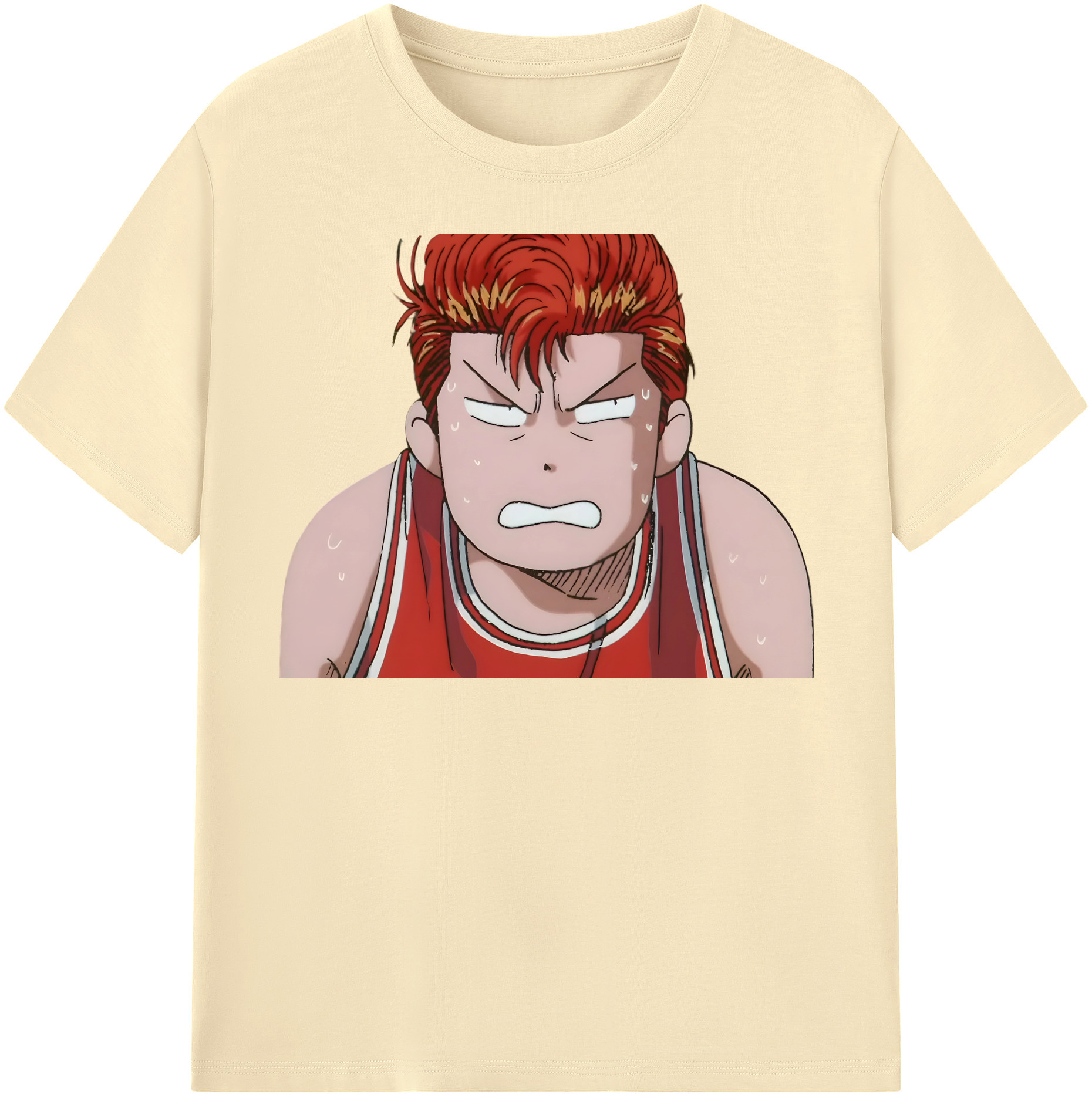 SLAM DUNK／スラムダンク 綿100％半袖Tシャツ（フロントプリント）