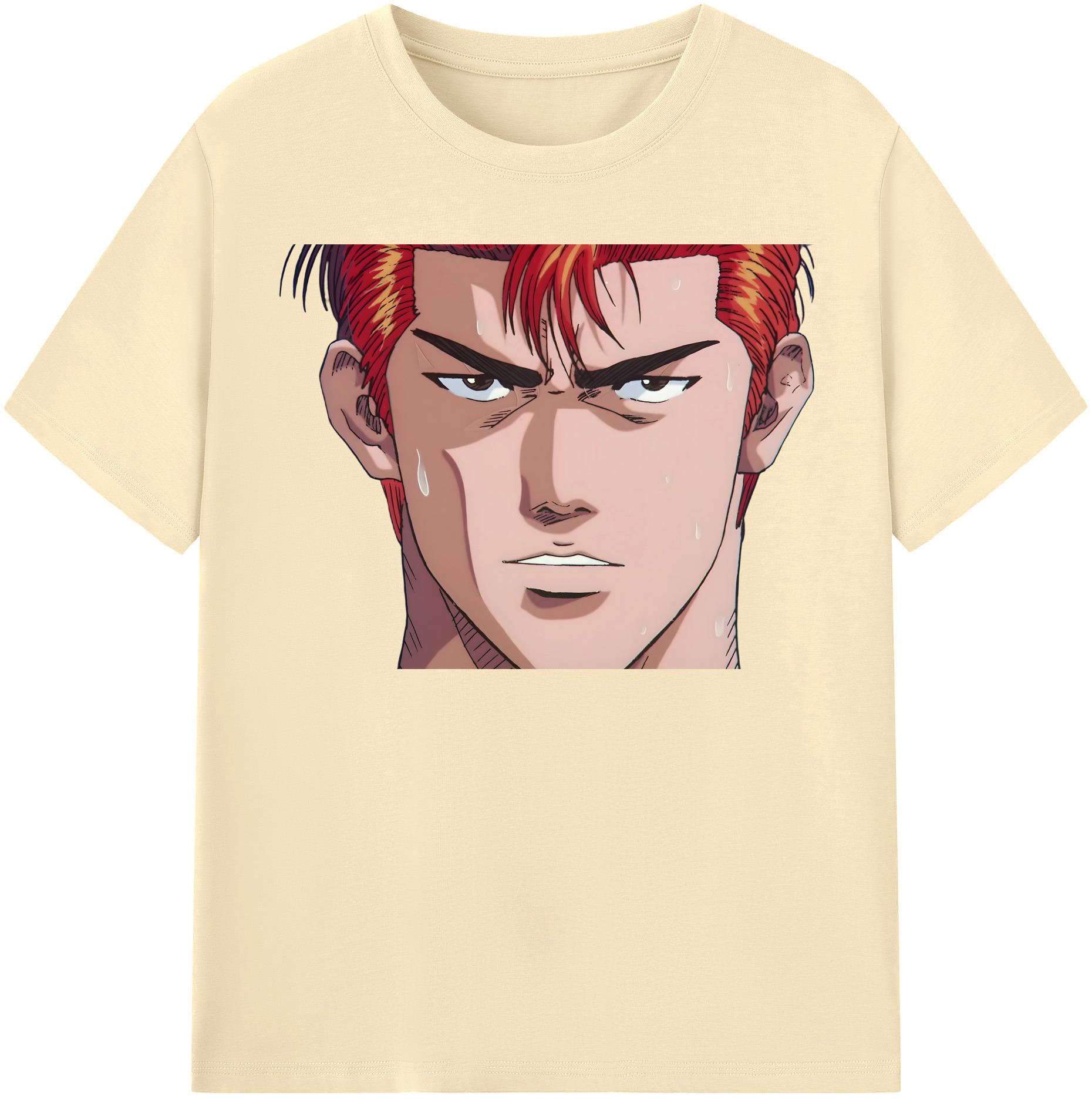 SLAM DUNK／スラムダンク 綿100％半袖Tシャツ（フロントプリント）