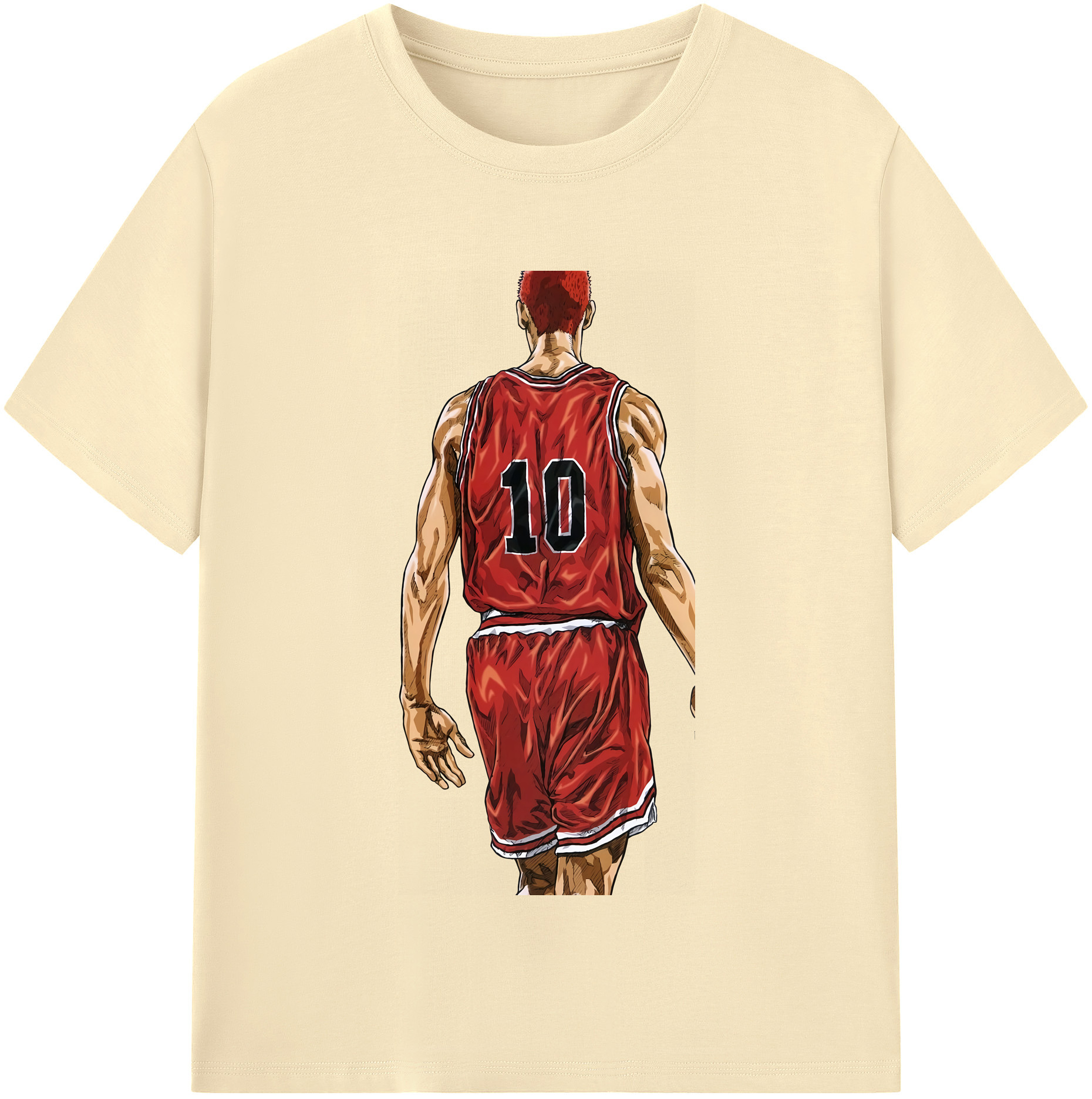 SLAM DUNK／スラムダンク 綿100％半袖Tシャツ（フロントプリント）