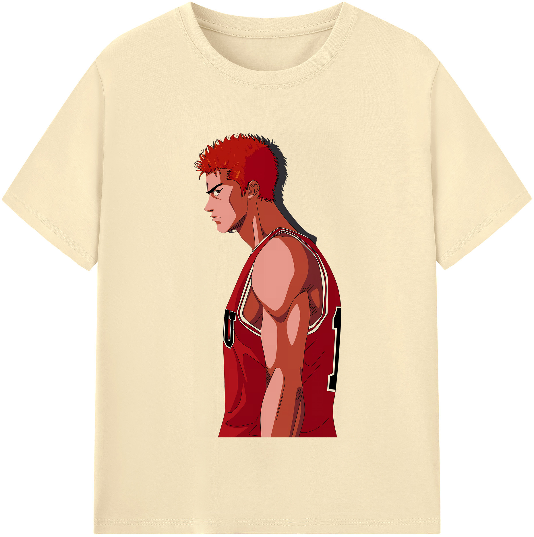 SLAM DUNK／スラムダンク 綿100％半袖Tシャツ（フロントプリント）