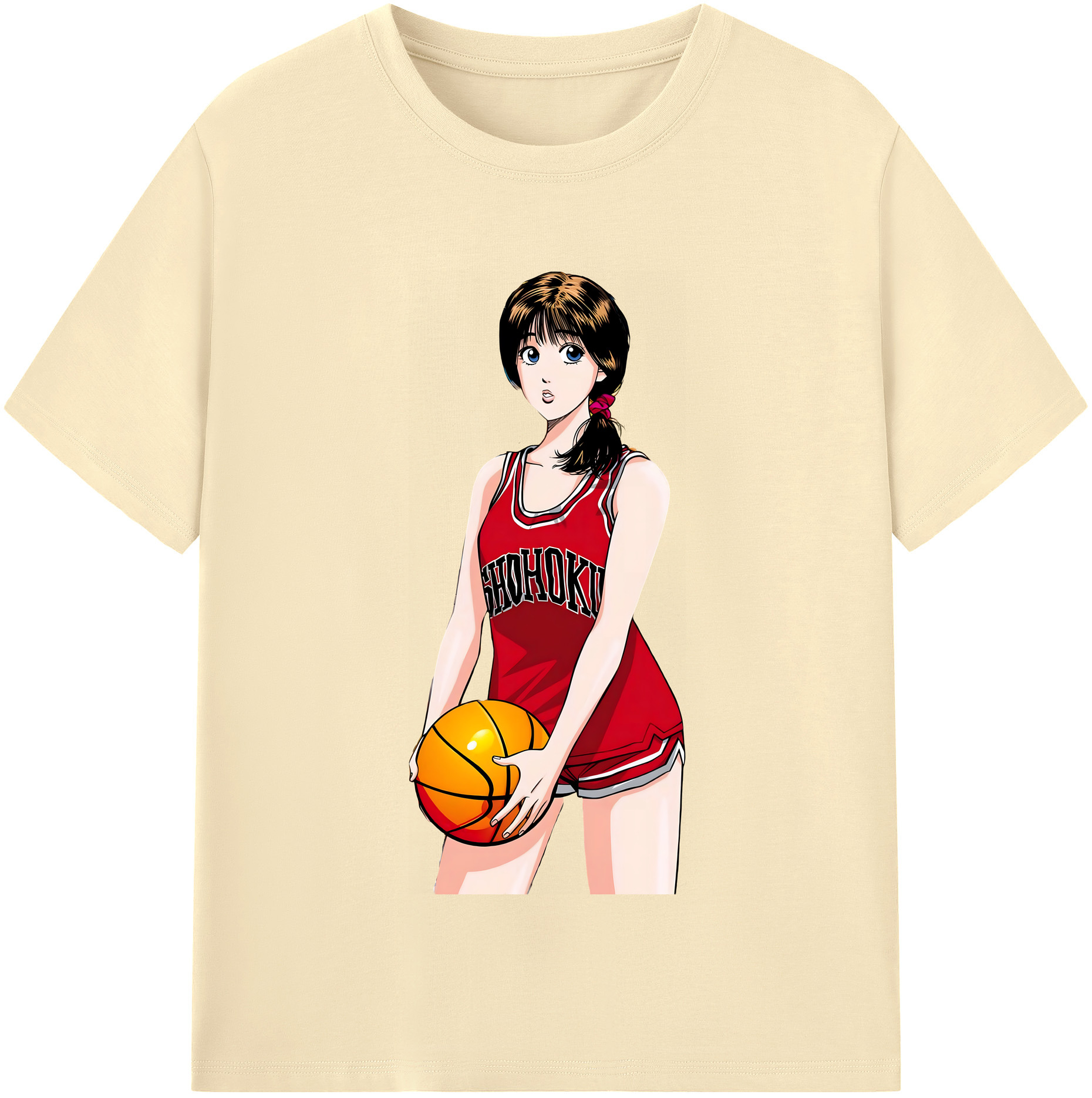 SLAM DUNK／スラムダンク 綿100％半袖Tシャツ（フロントプリント）