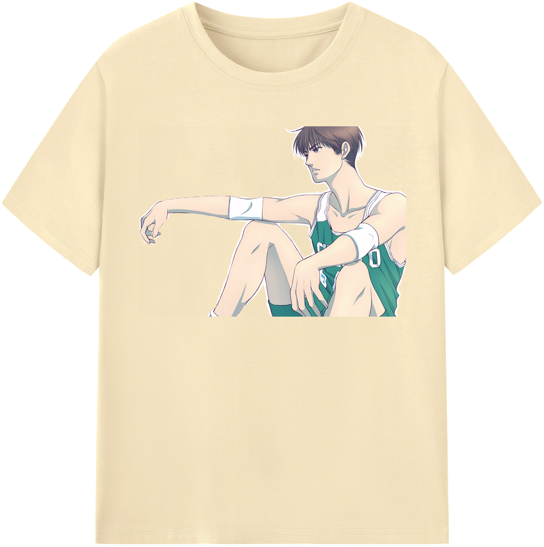 SLAM DUNK／スラムダンク 綿100％半袖Tシャツ（フロントプリント）