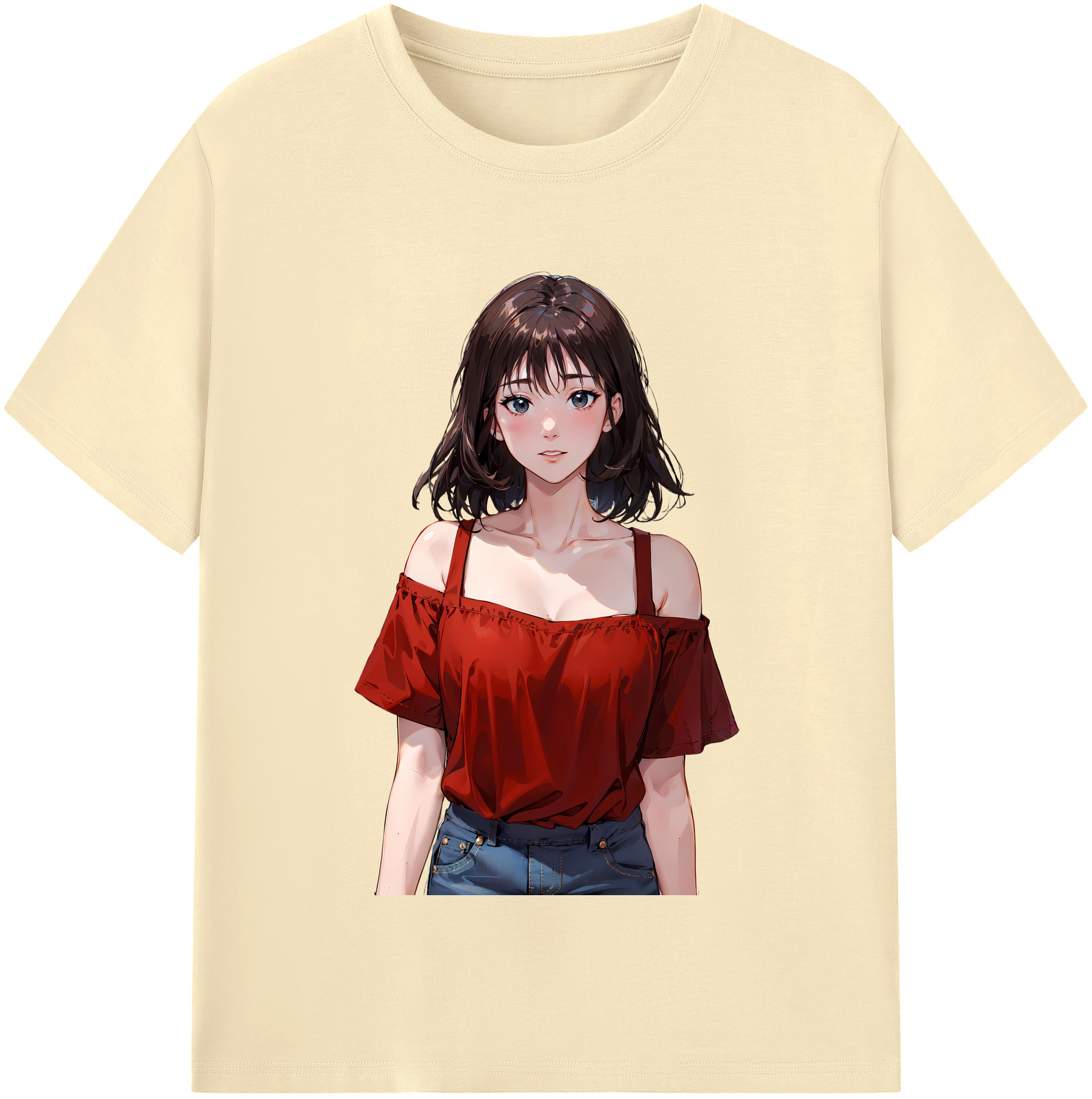 SLAM DUNK／スラムダンク 綿100％半袖Tシャツ（フロントプリント）