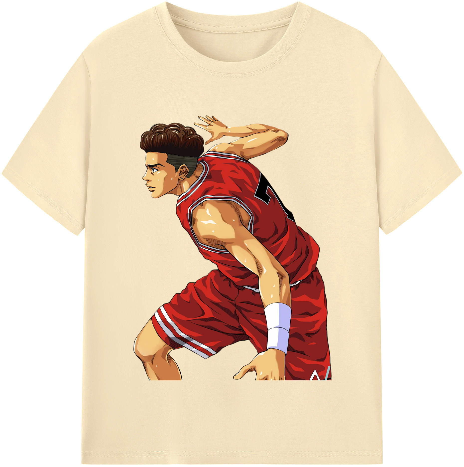 SLAM DUNK／スラムダンク 綿100％半袖Tシャツ（フロントプリント）