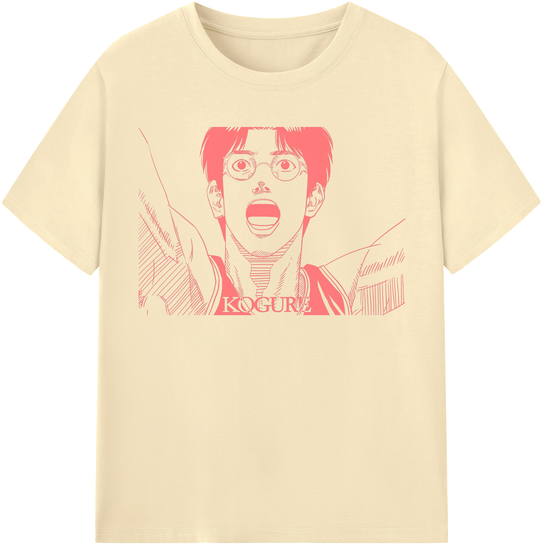 SLAM DUNK／スラムダンク 綿100％半袖Tシャツ（フロントプリント）