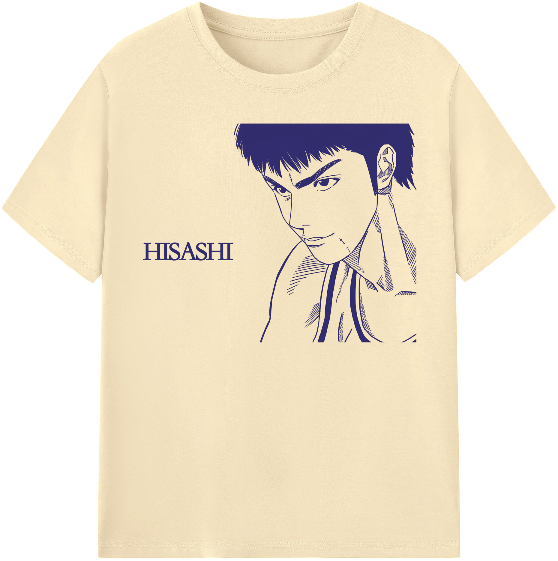 SLAM DUNK／スラムダンク 綿100％半袖Tシャツ（フロントプリント）