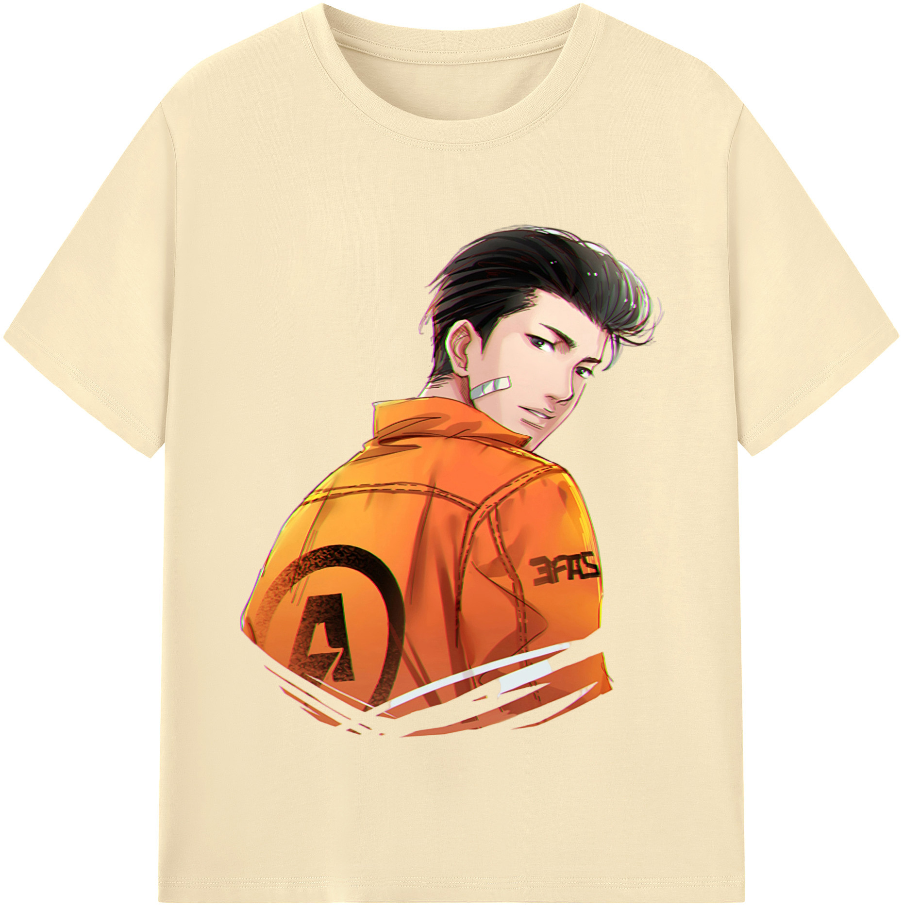 SLAM DUNK／スラムダンク 綿100％半袖Tシャツ（フロントプリント）