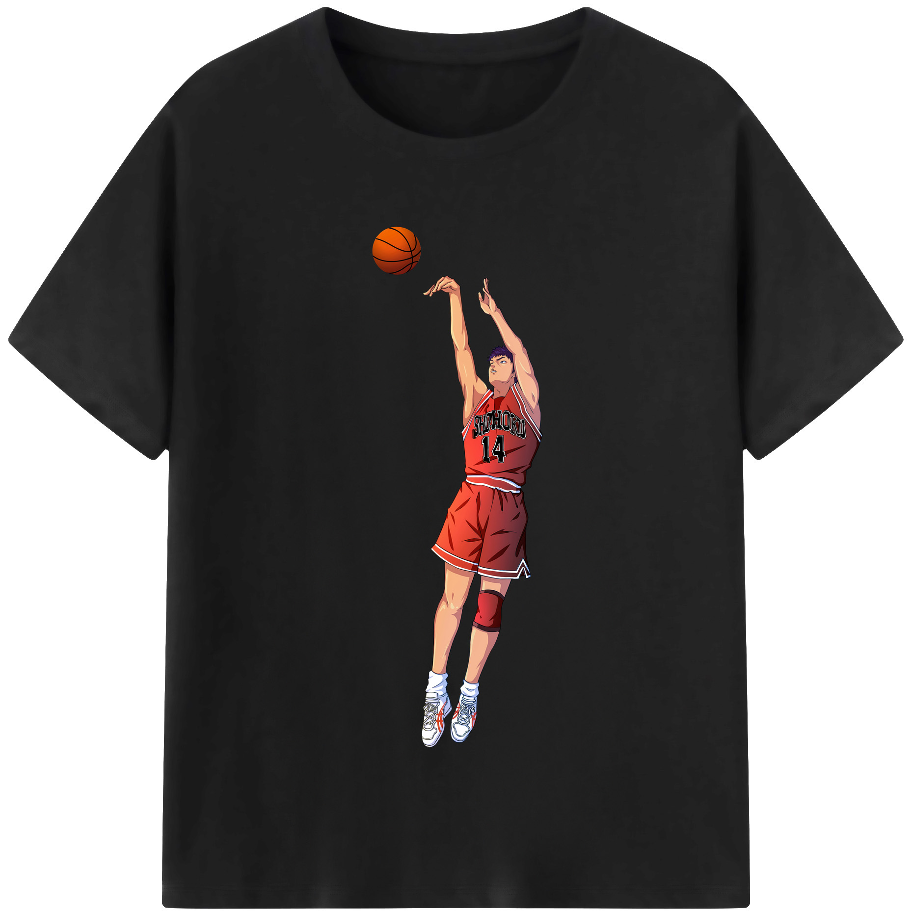 （画像用） SLAM DUNK／スラムダンク 綿100％半袖Tシャツ（フロントプリント）