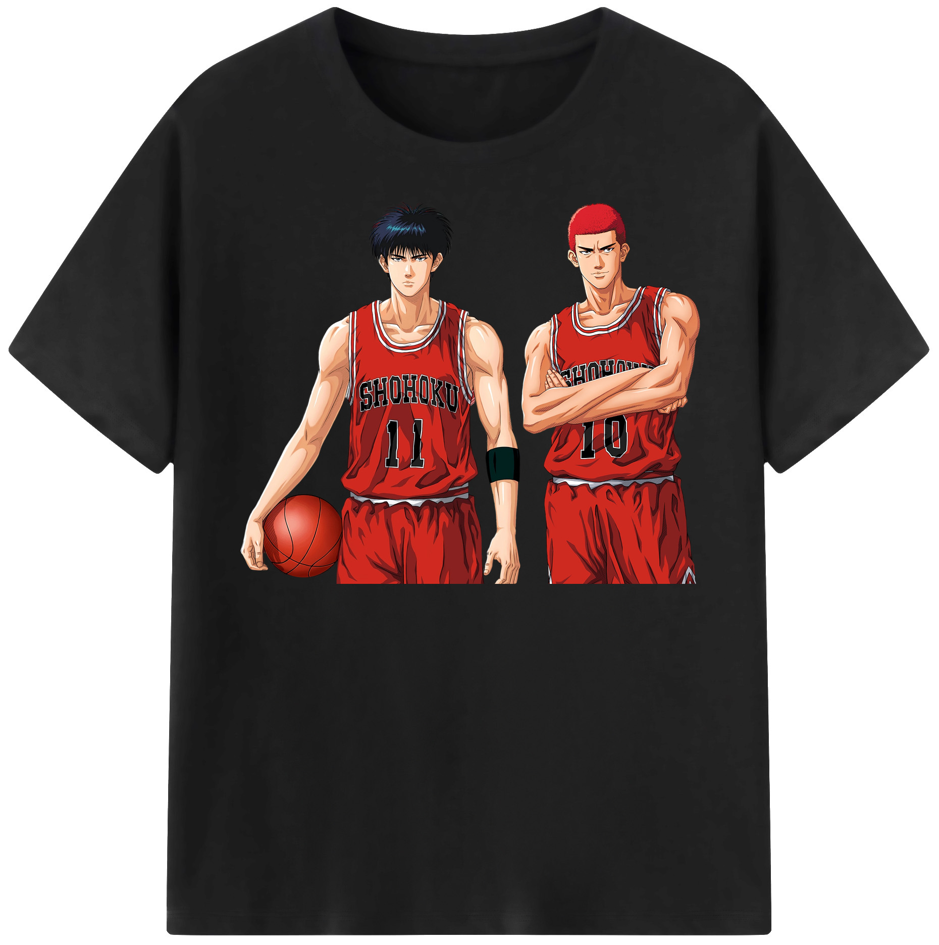 （画像用） SLAM DUNK／スラムダンク 綿100％半袖Tシャツ（フロントプリント）