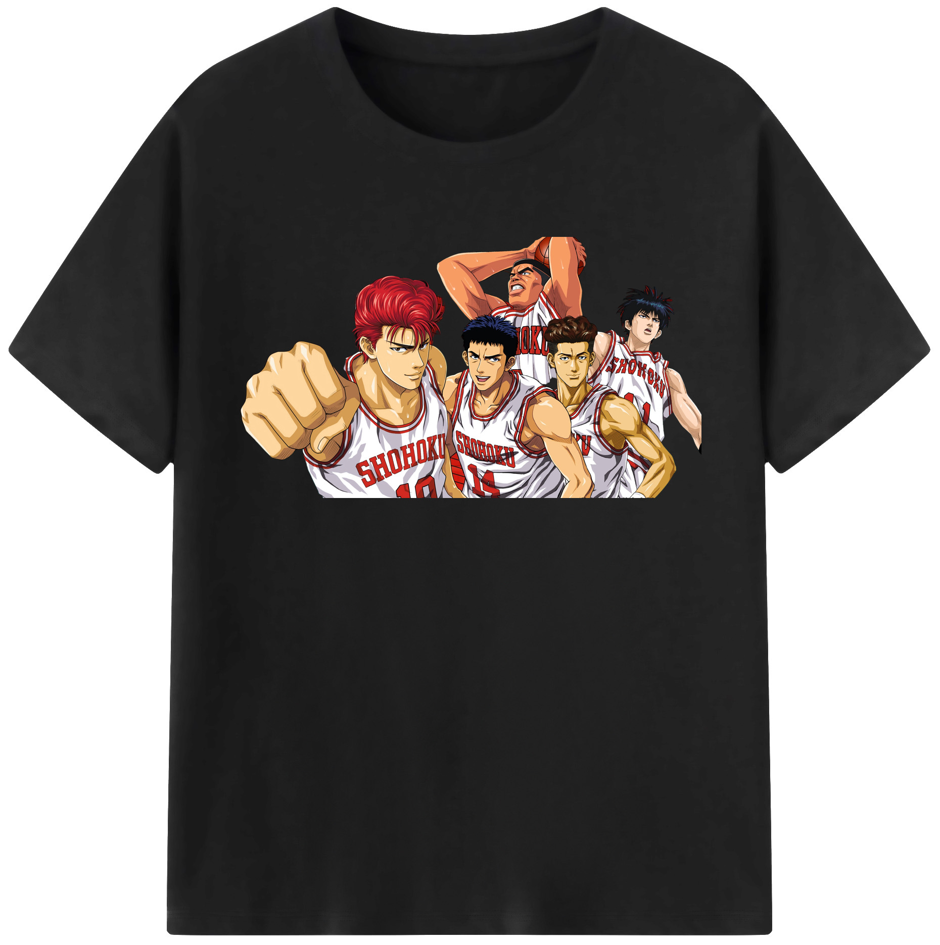 （画像用） SLAM DUNK／スラムダンク 綿100％半袖Tシャツ（フロントプリント）