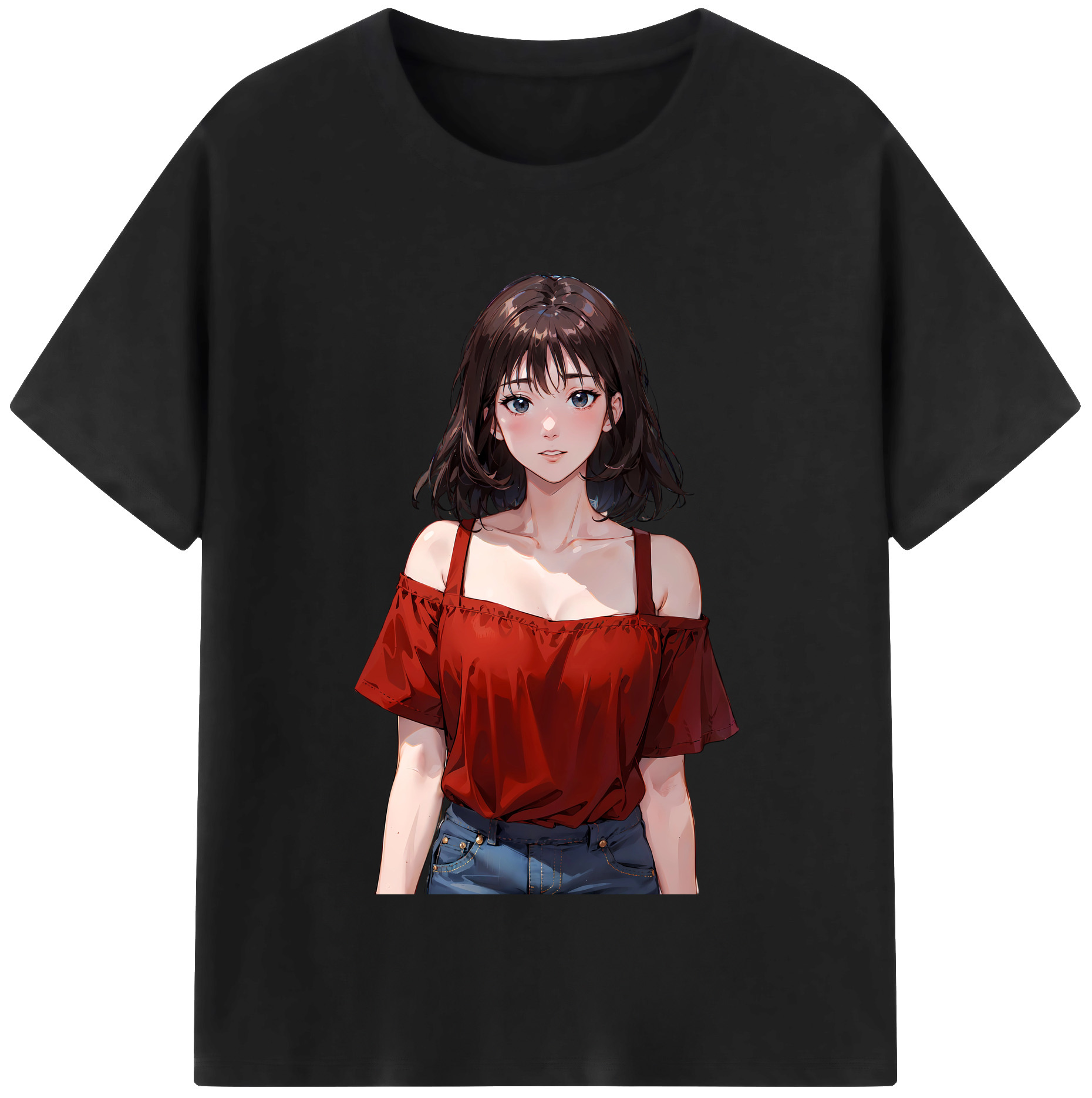 SLAM DUNK／スラムダンク 綿100％半袖Tシャツ（フロントプリント）